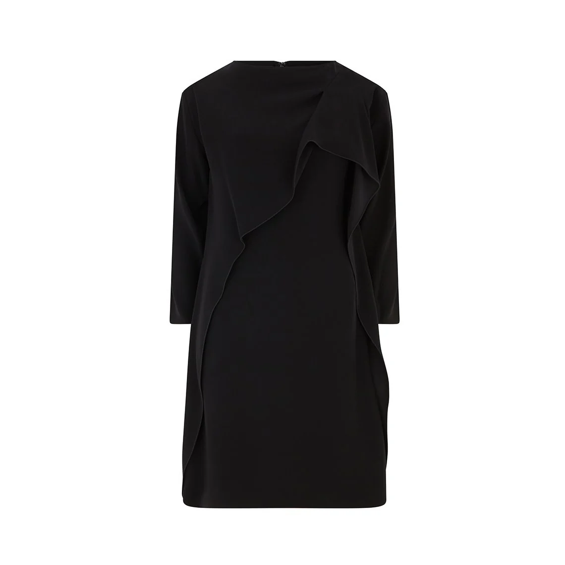 3/4 Sleeve Ruffle Cady Dress