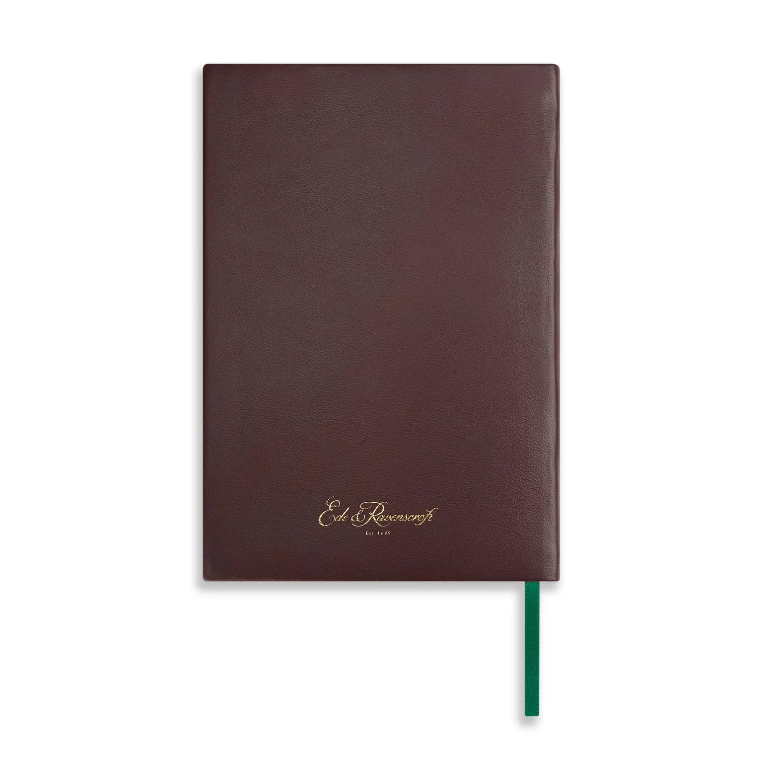 A5 Leather Bound Burgundy Notebook - Image 4