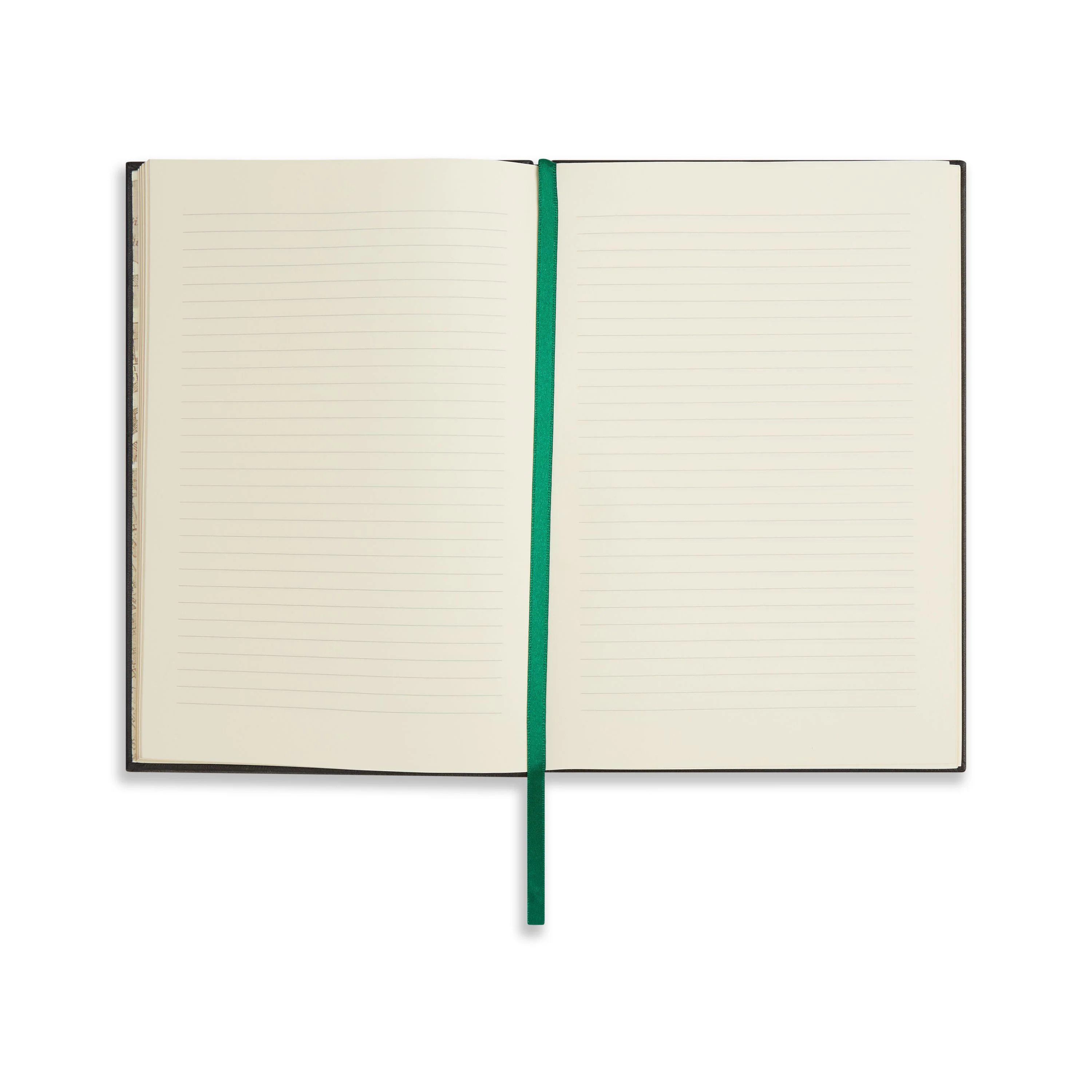 A5 Leather Bound Black Notebook - Image 3