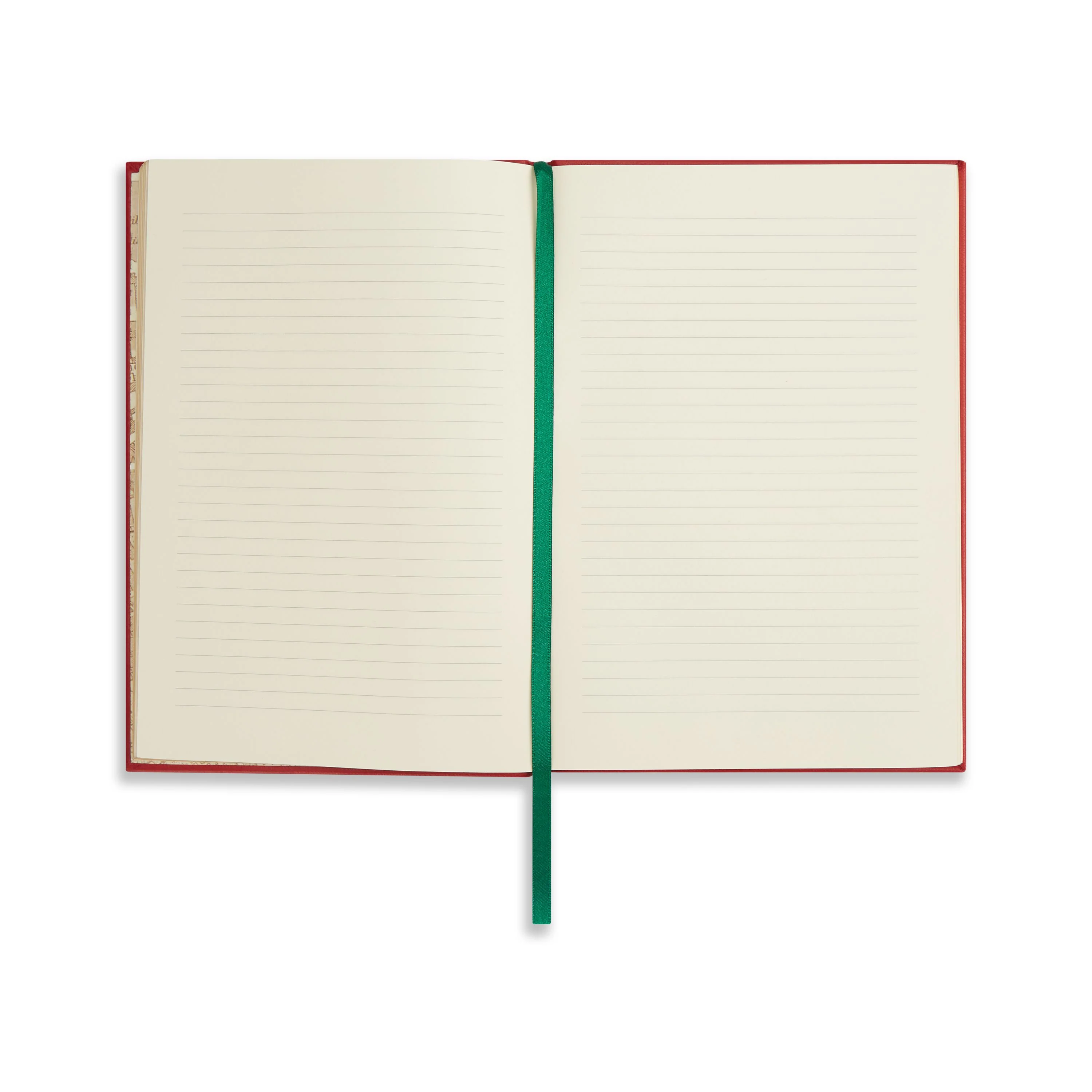 A5 Leather Bound Red Notebook - Image 3