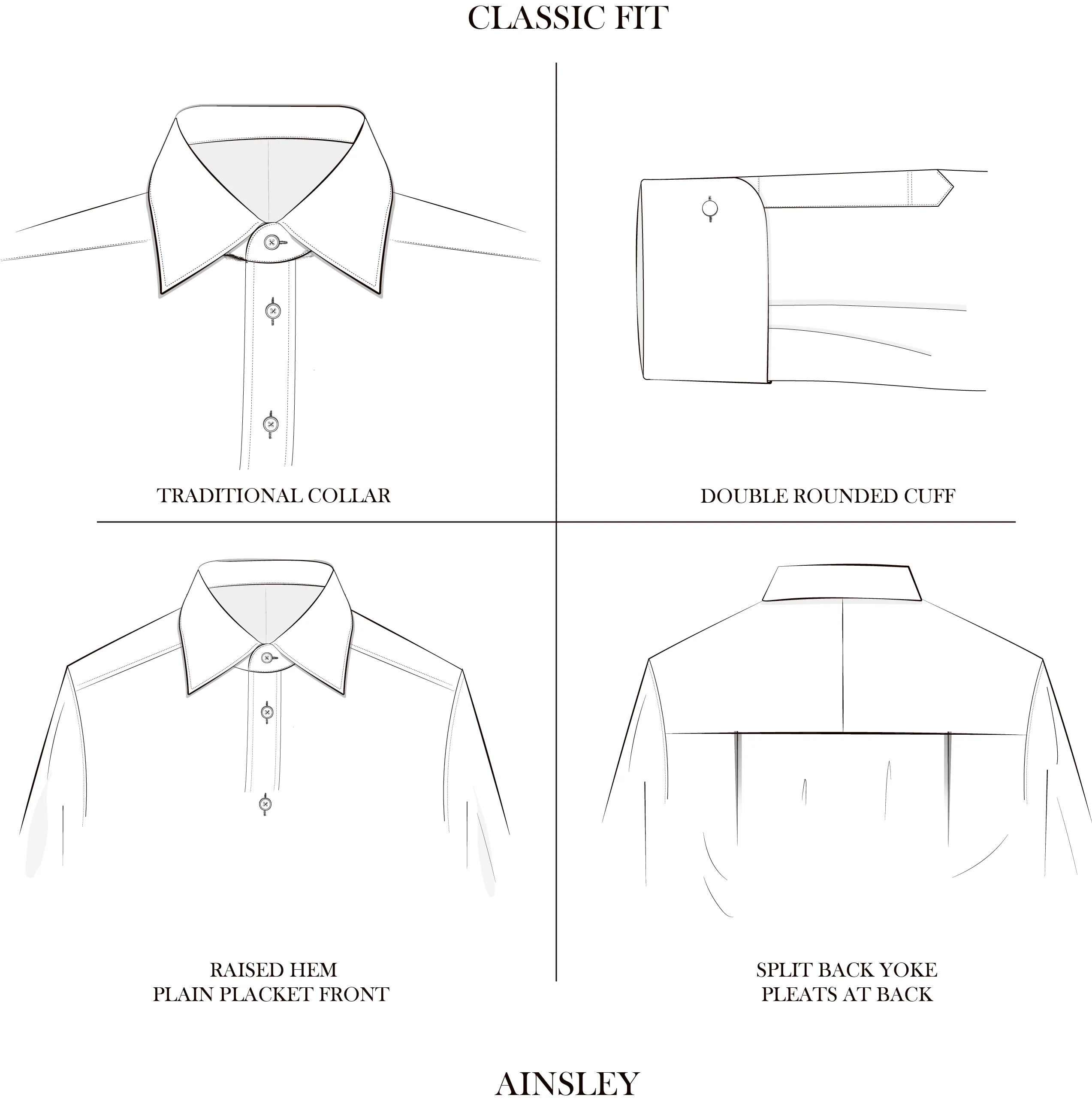 Ainsley Light Blue Bengal Stripe Shirt - Image 2