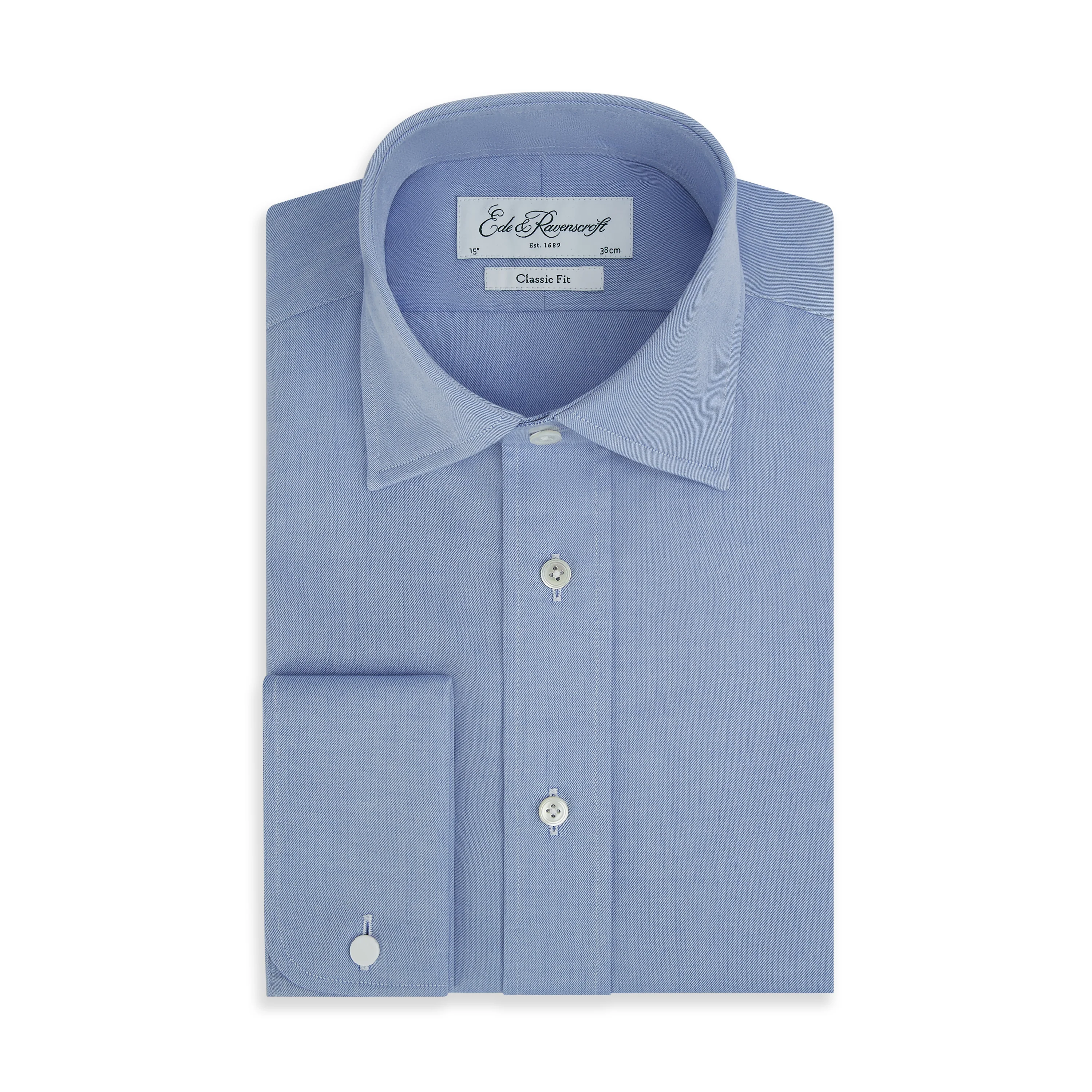 Ainsley Blue Twill Shirt