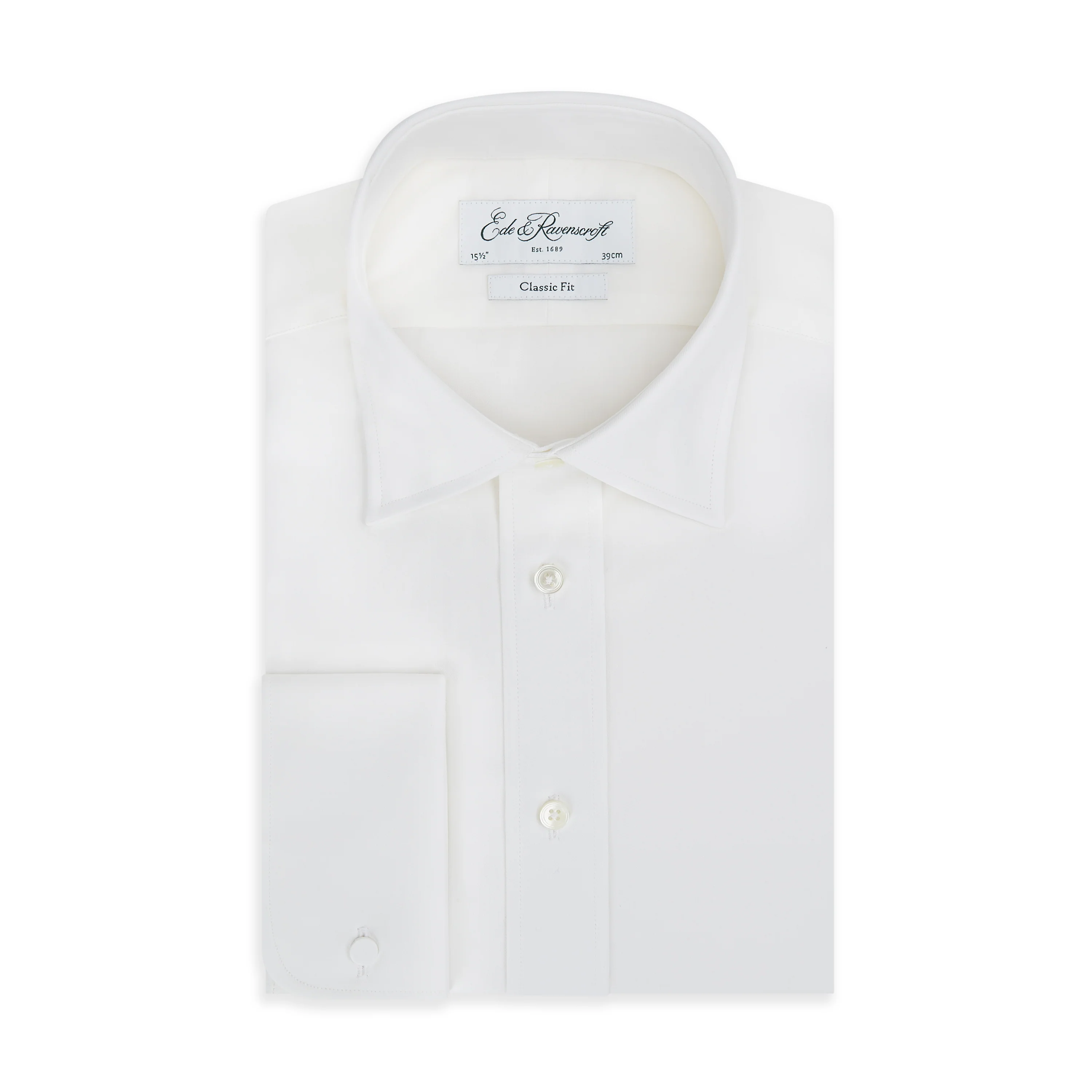 Ainsley White Twill Shirt