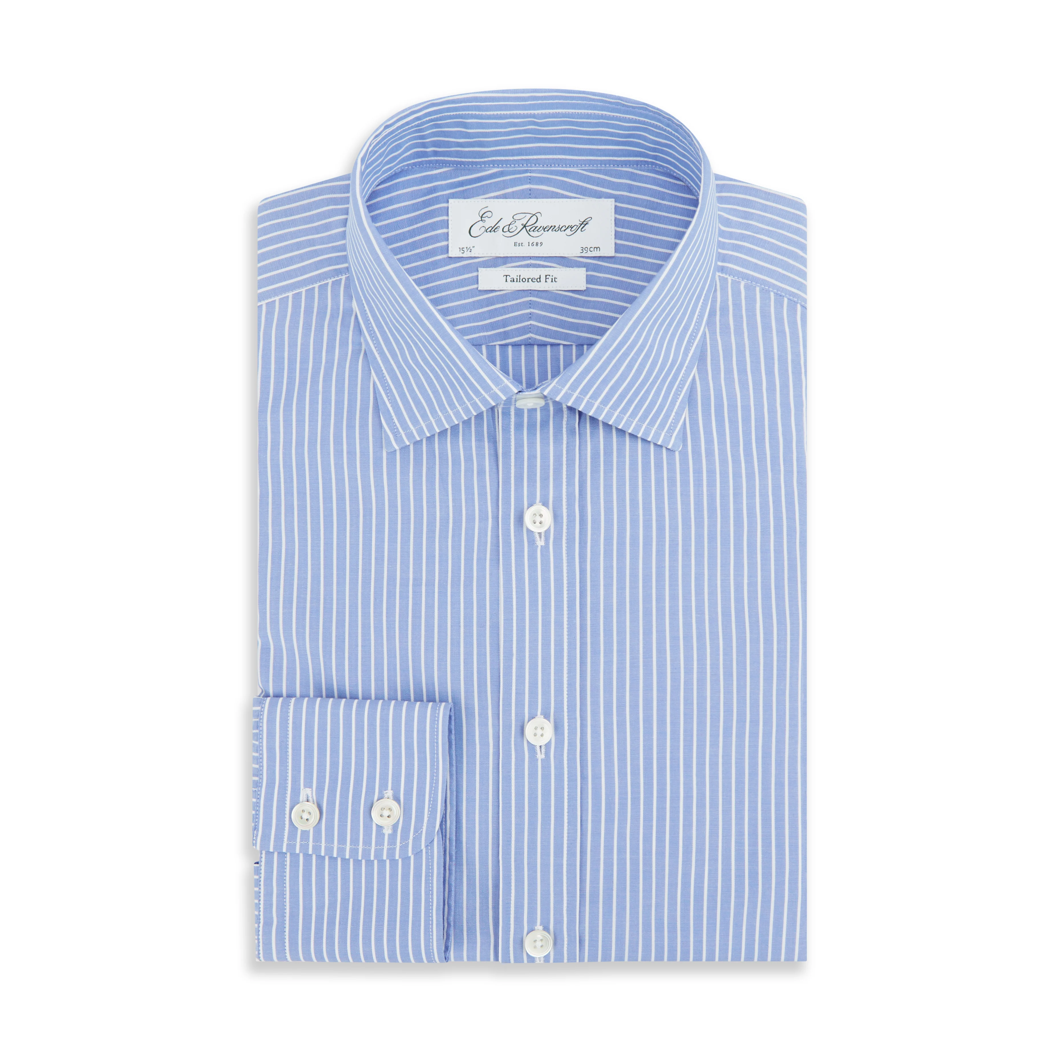 Alex Blue White Stripe Shirt