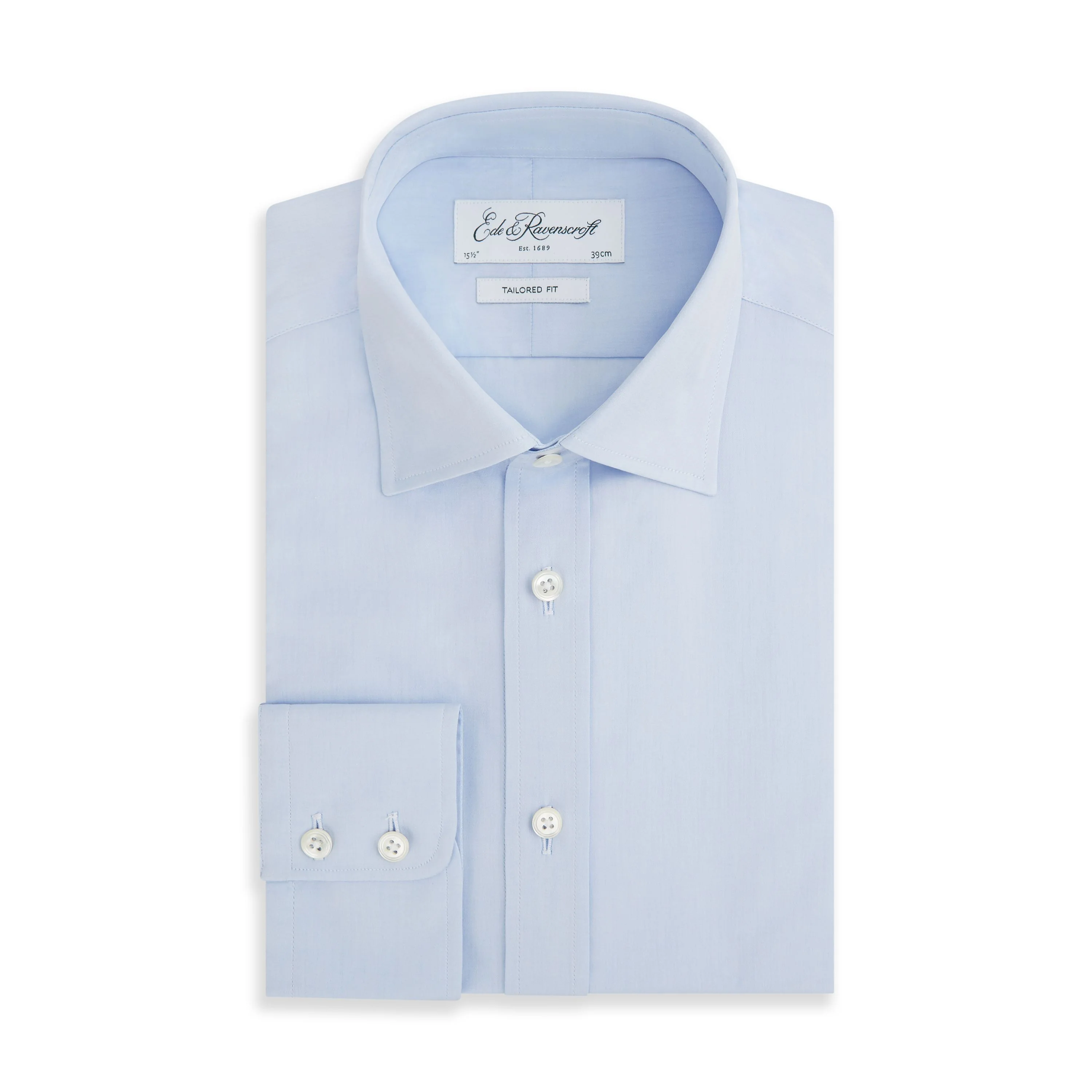 Alex Pale Blue Poplin Shirt
