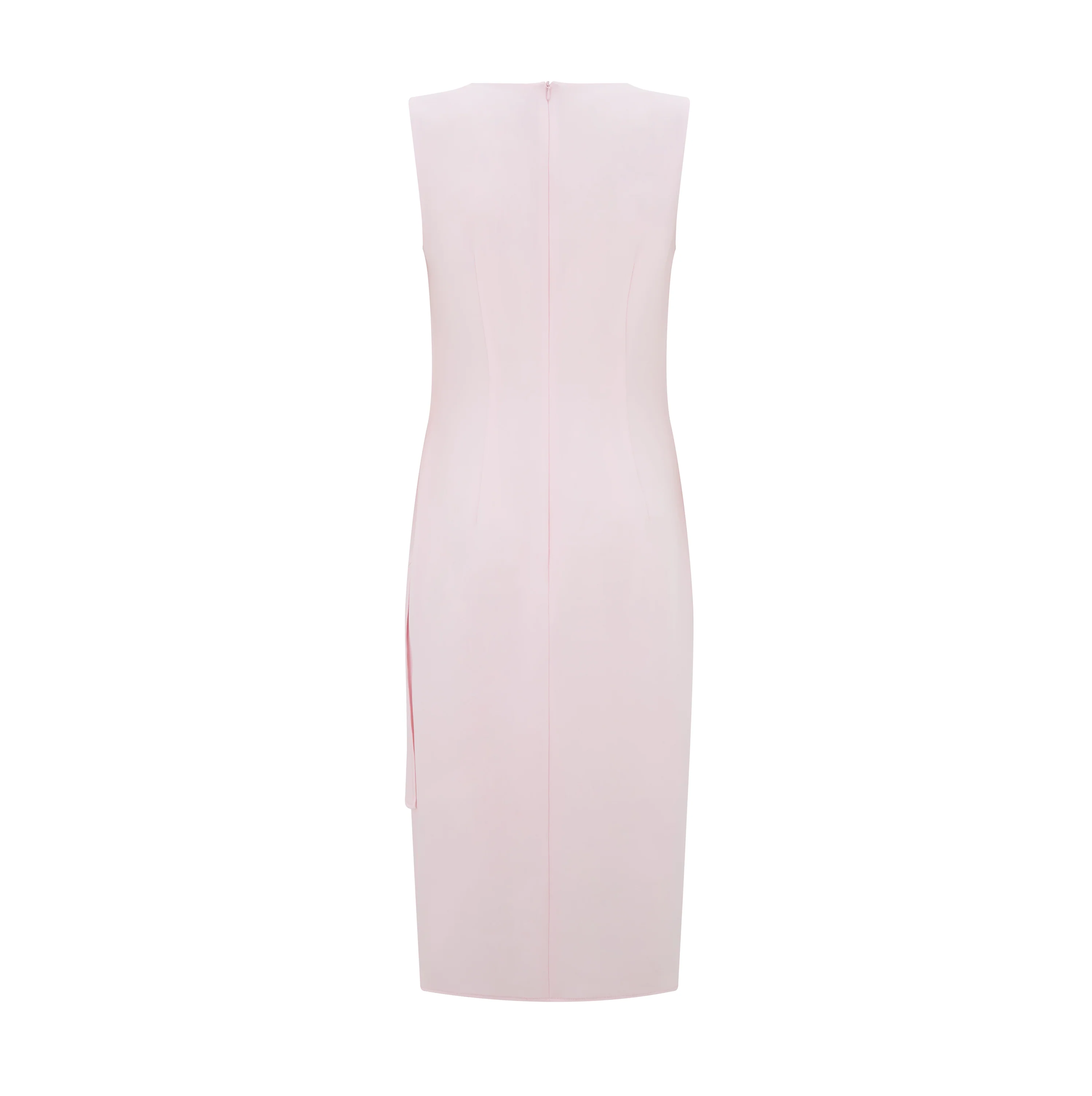 Andina Tailored Pink Sleeveless Dress - Image 2