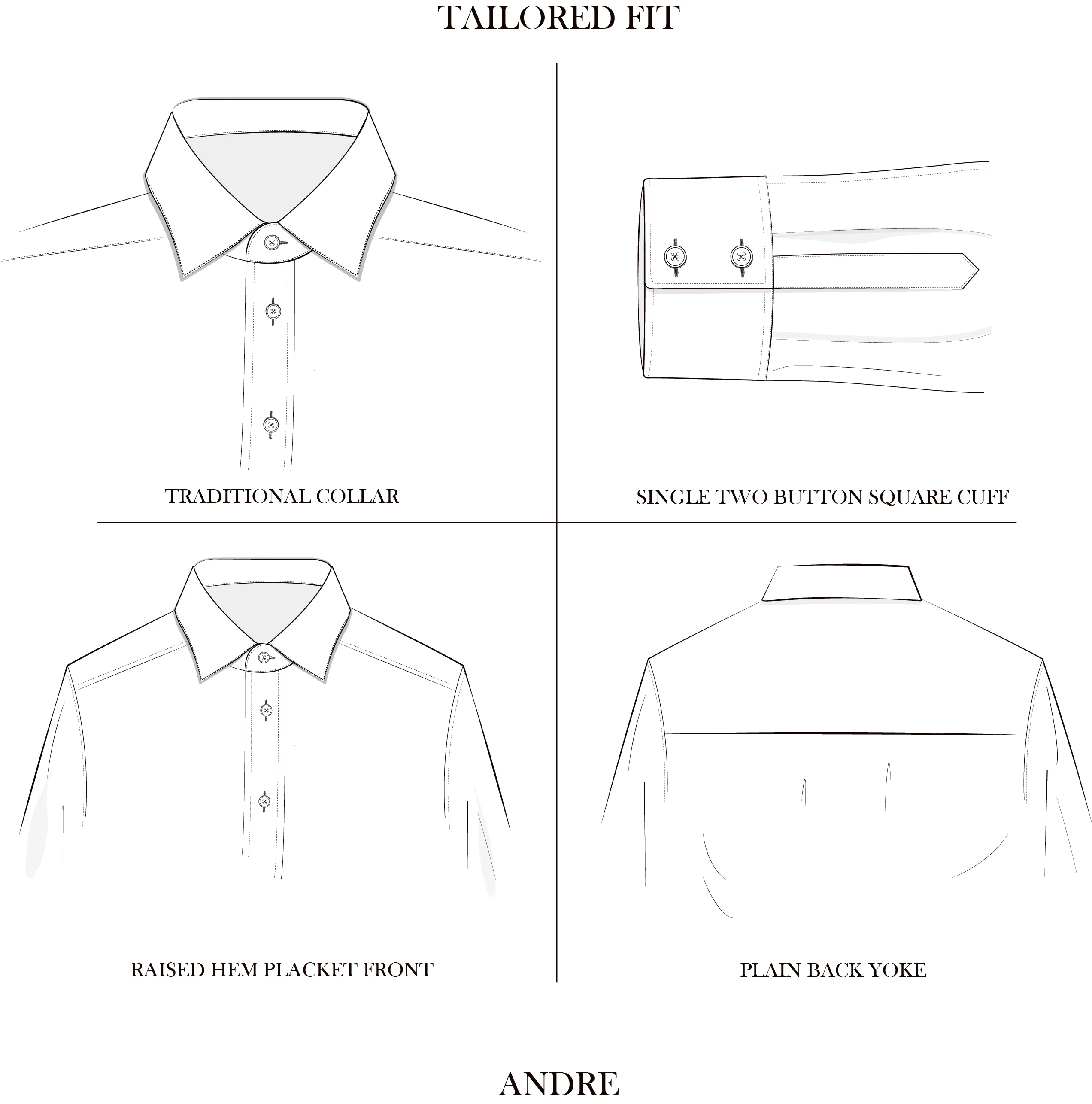 Andre Dark Blue Jersey Shirt - Image 2