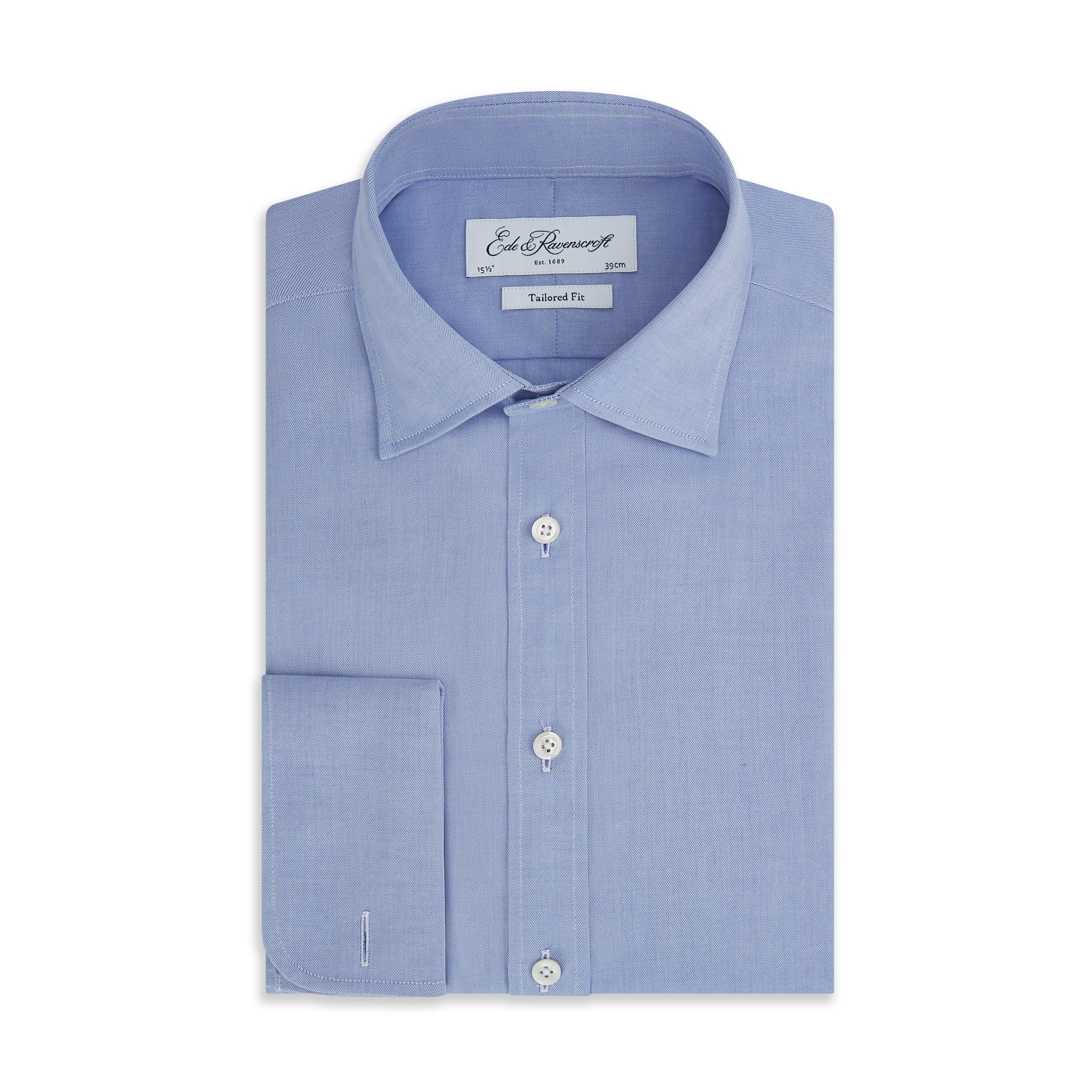 Andrew Blue Twill Shirt