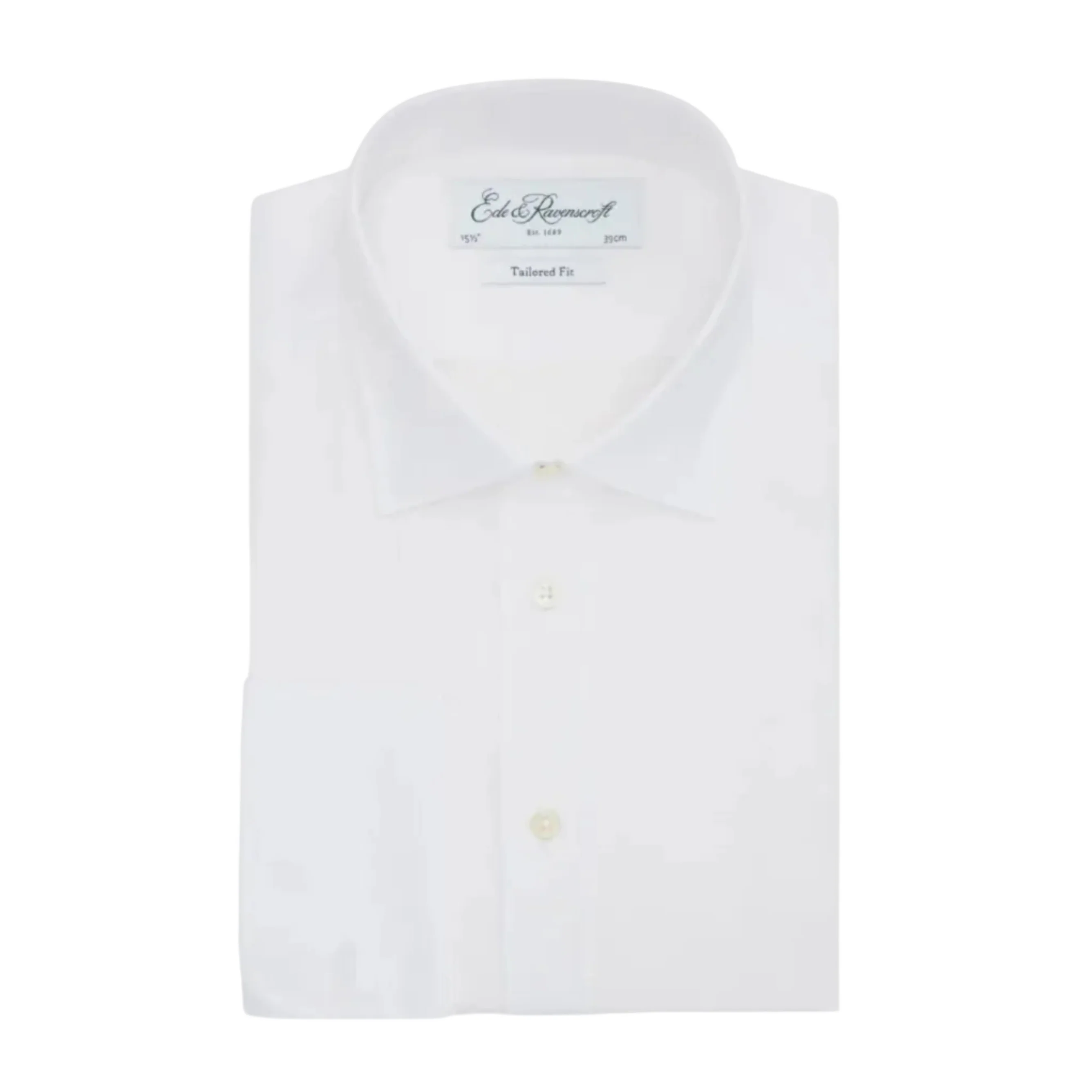 Andrew White Herringbone Shirt