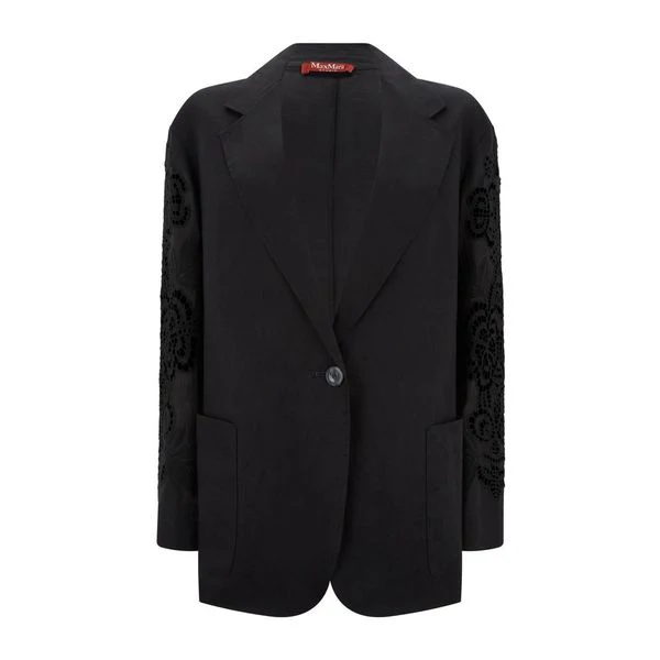 Angizia Linen Embroided Jacket