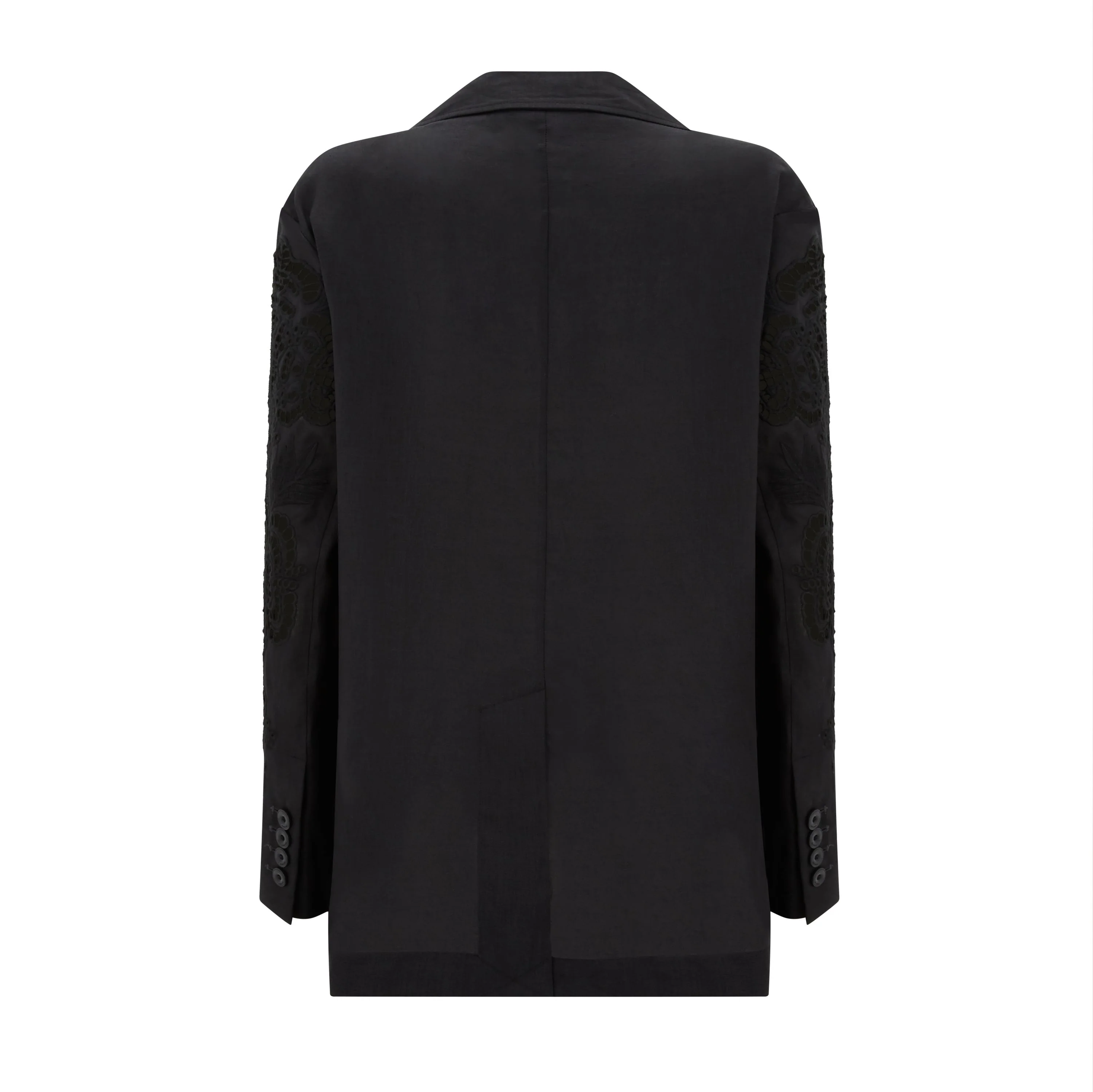 Angizia Linen Embroided Jacket - Image 2