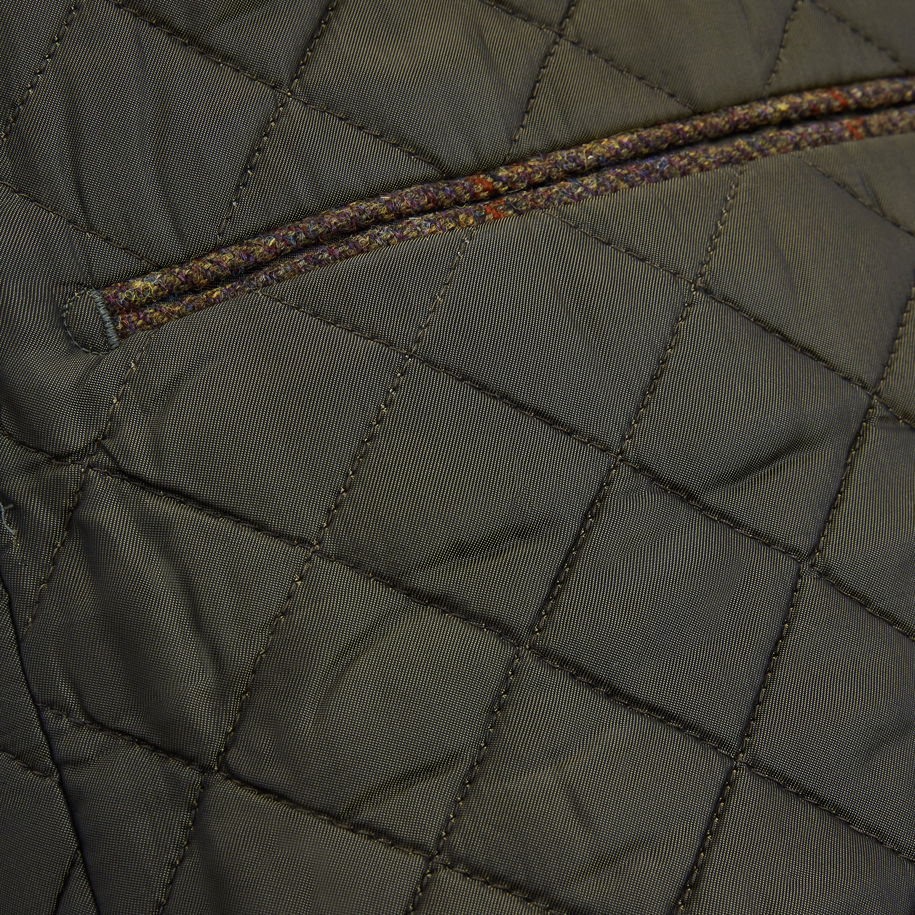 Arthur Green Rust Check Tweed Gilet - Image 4