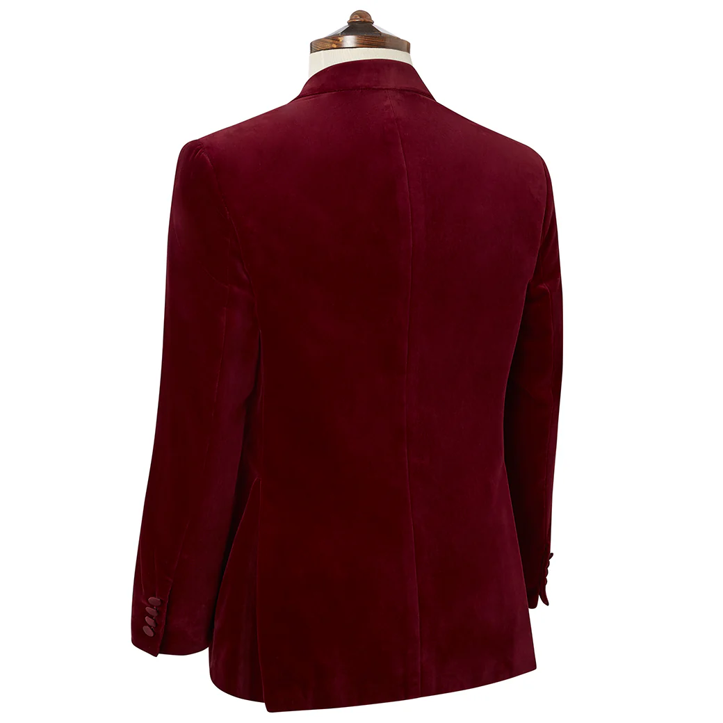 Balinteer Berry Velvet Jacket - Image 3