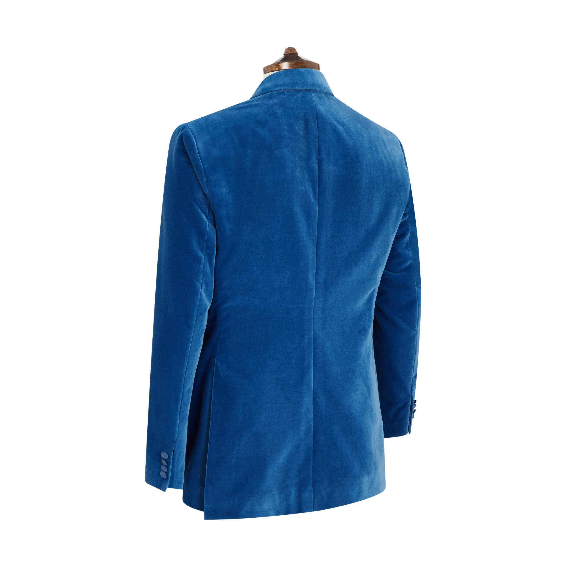 Balinteer Blue Velvet Jacket - Image 4
