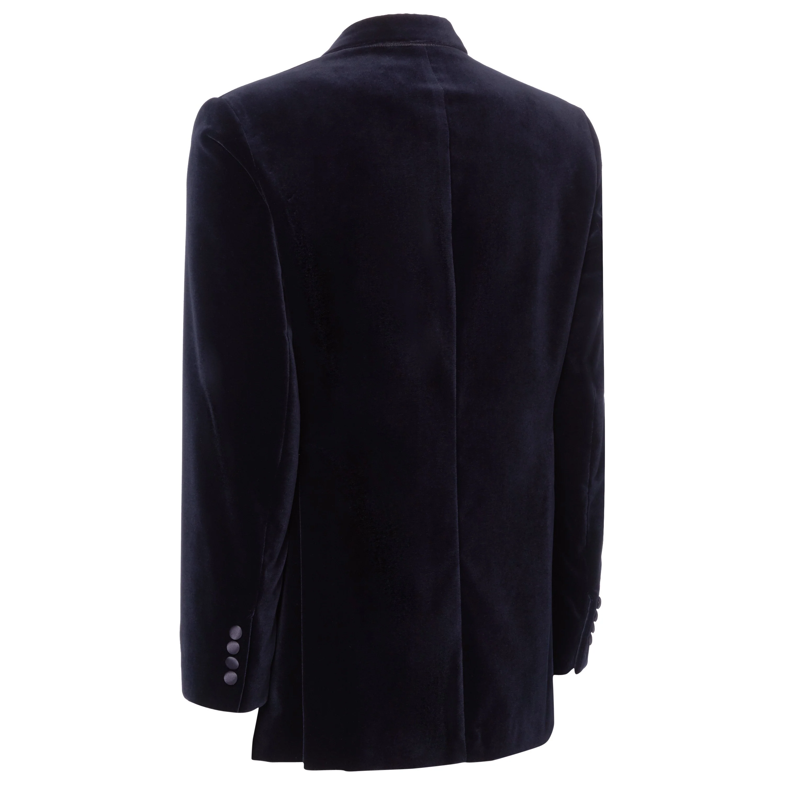 Balinteer Navy Velvet Jacket - Image 3