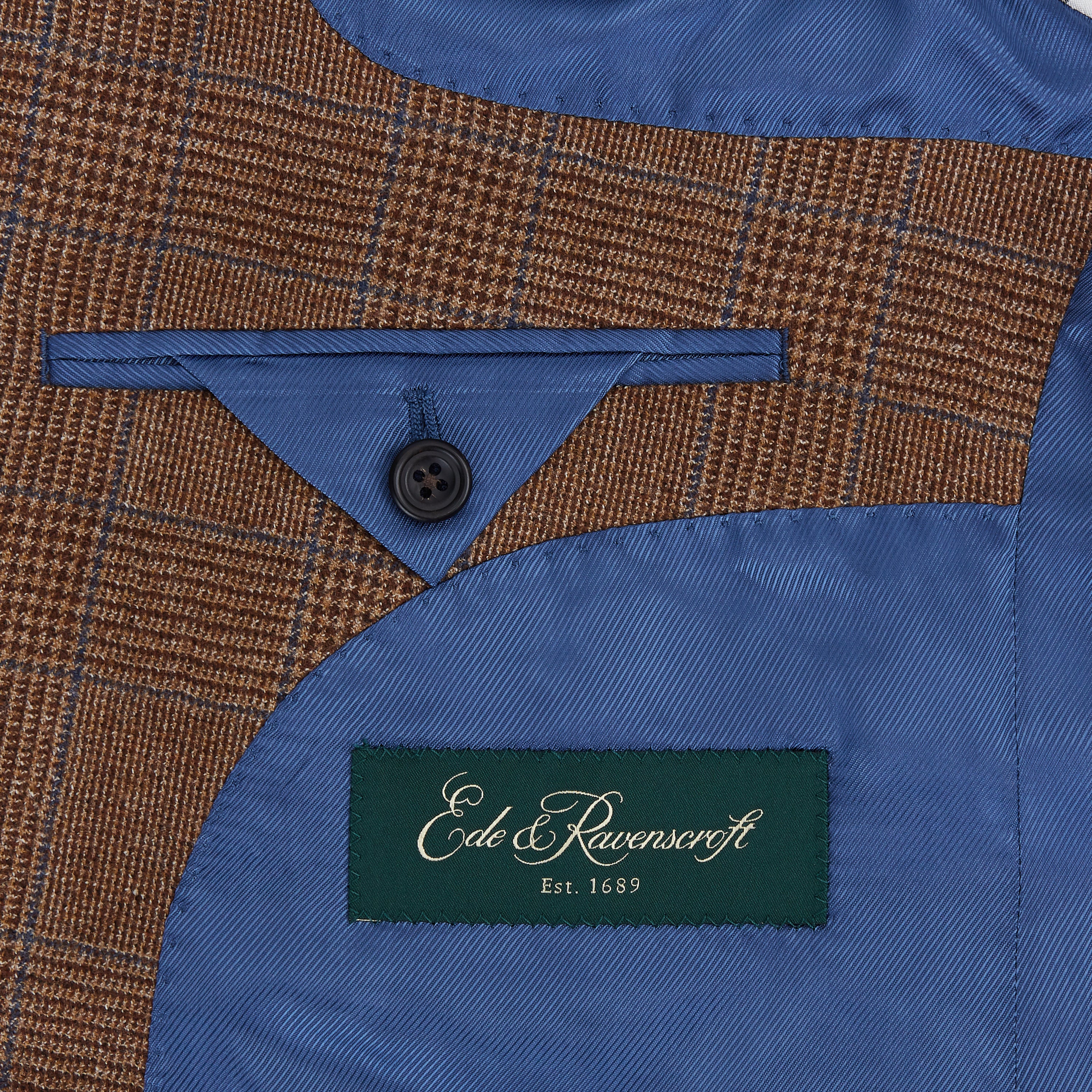 Barnes Beige Check Suit - Image 4