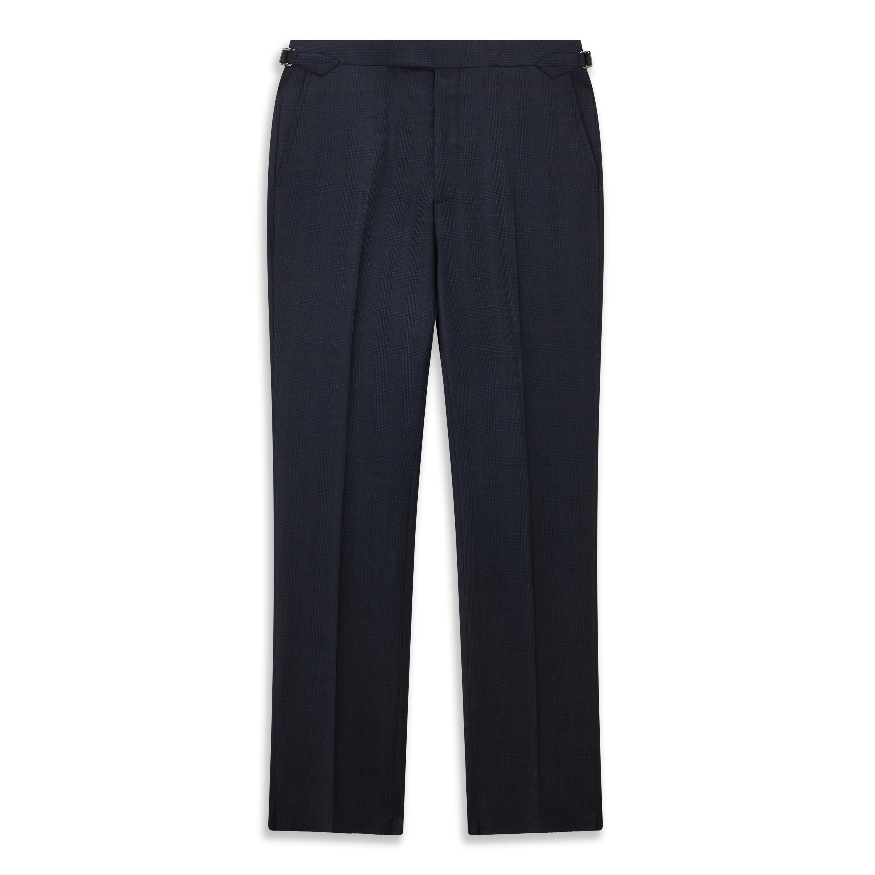 Barnes Light Navy Check Flannel Suit - Image 5
