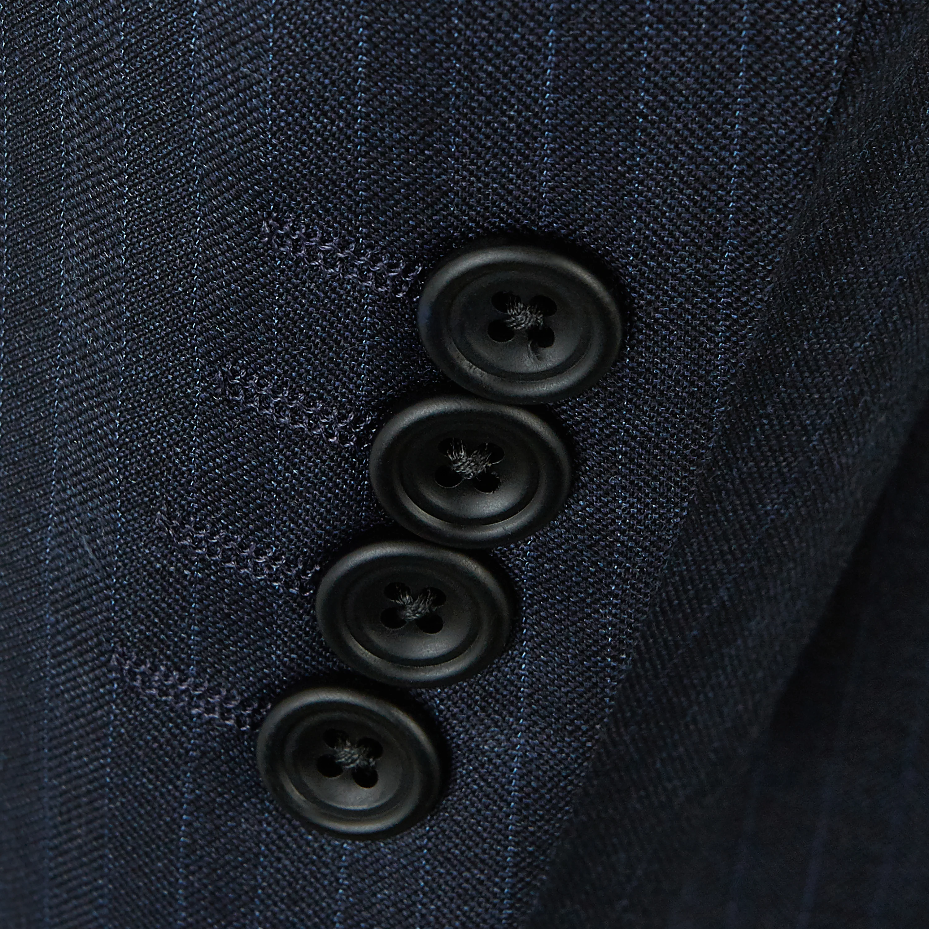 Barnes Light Navy Stripe Flannel Suit - Image 3