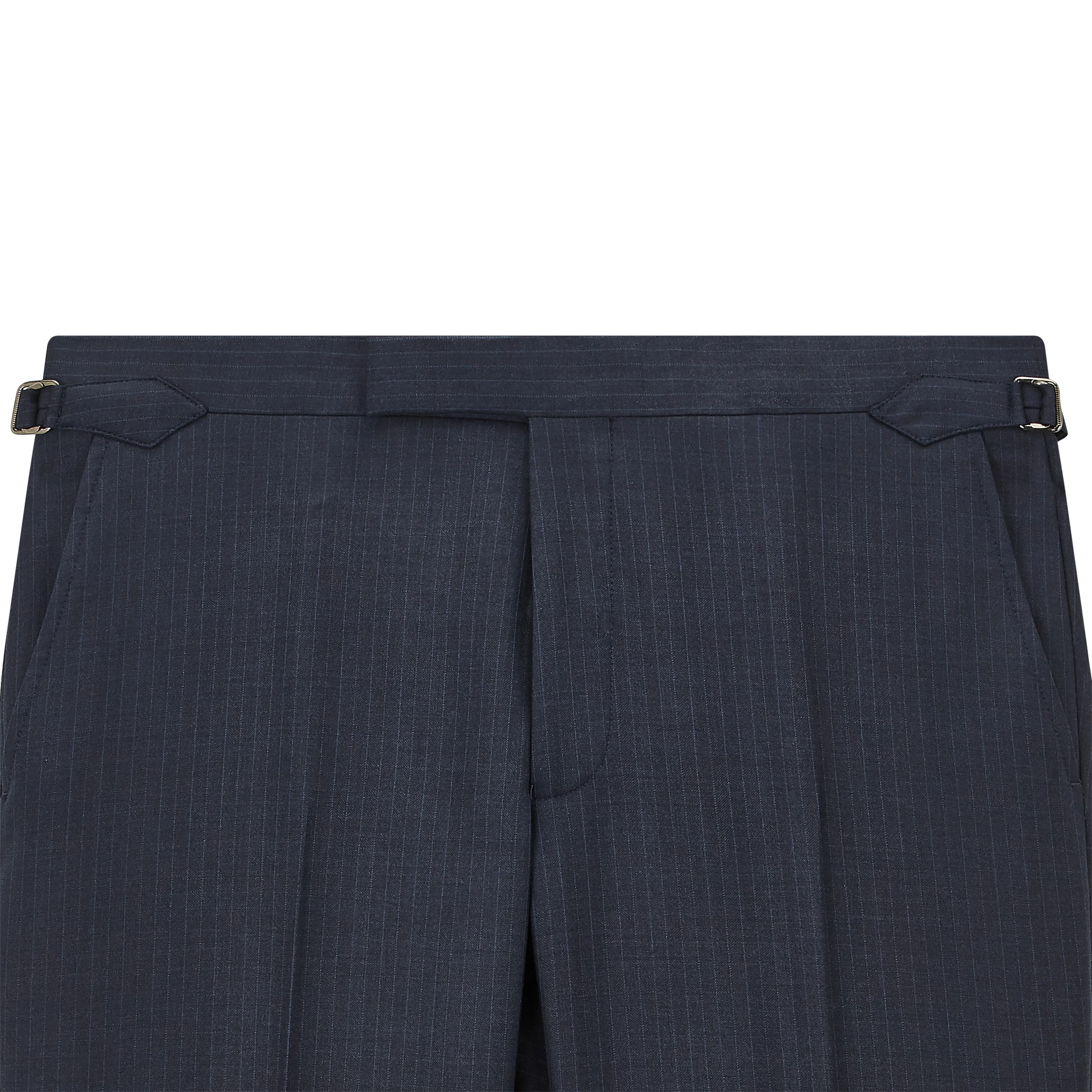 Barnes Light Navy Stripe Flannel Suit - Image 6