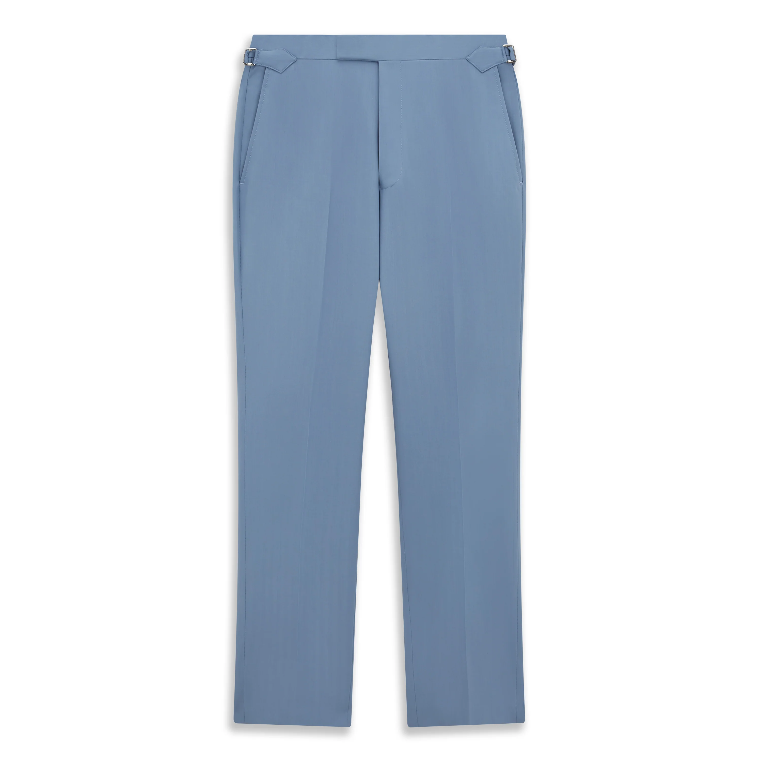 Barney Blue Herringbone Trouser - Image 2