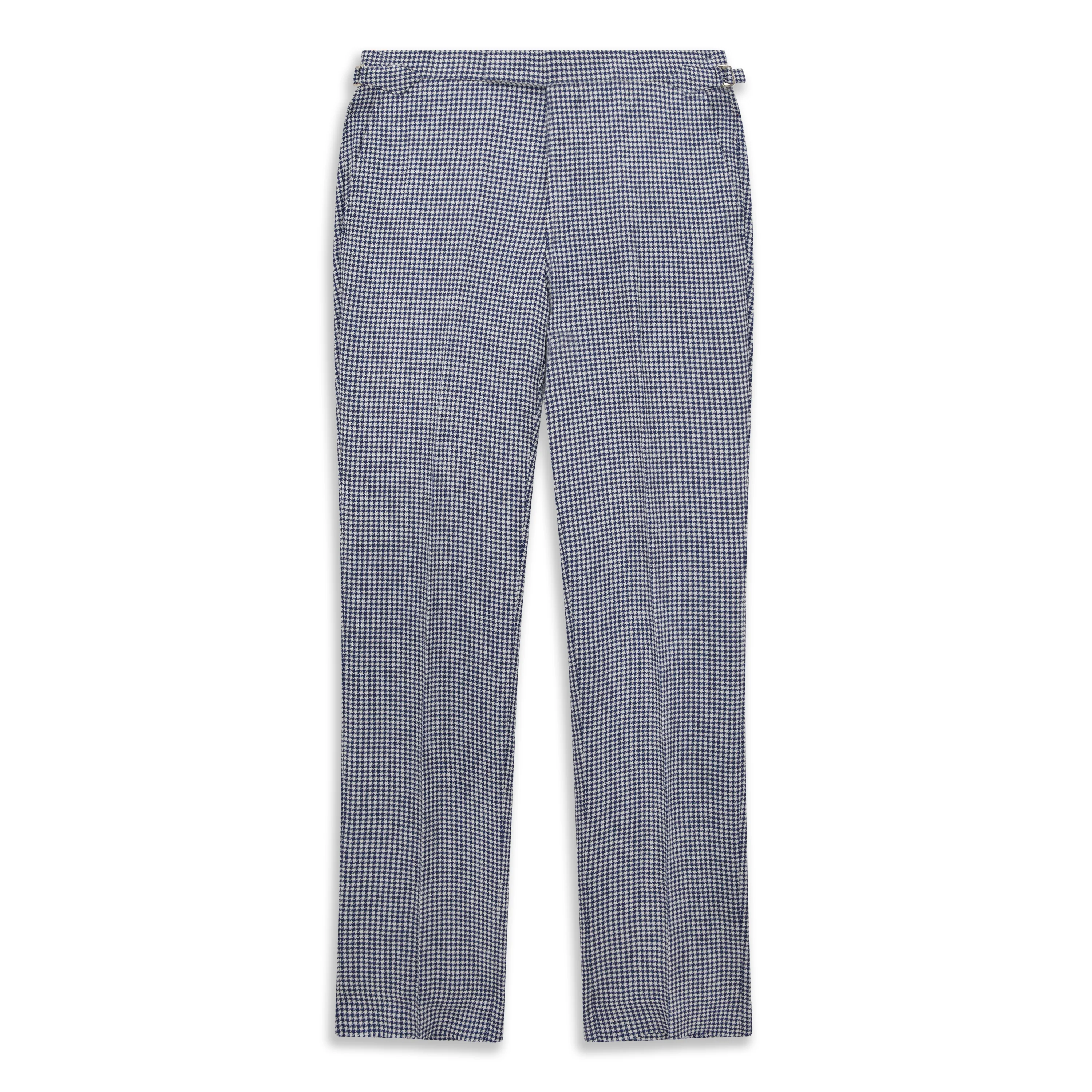 Barney Navy White Houndstooth Trouser - Image 2