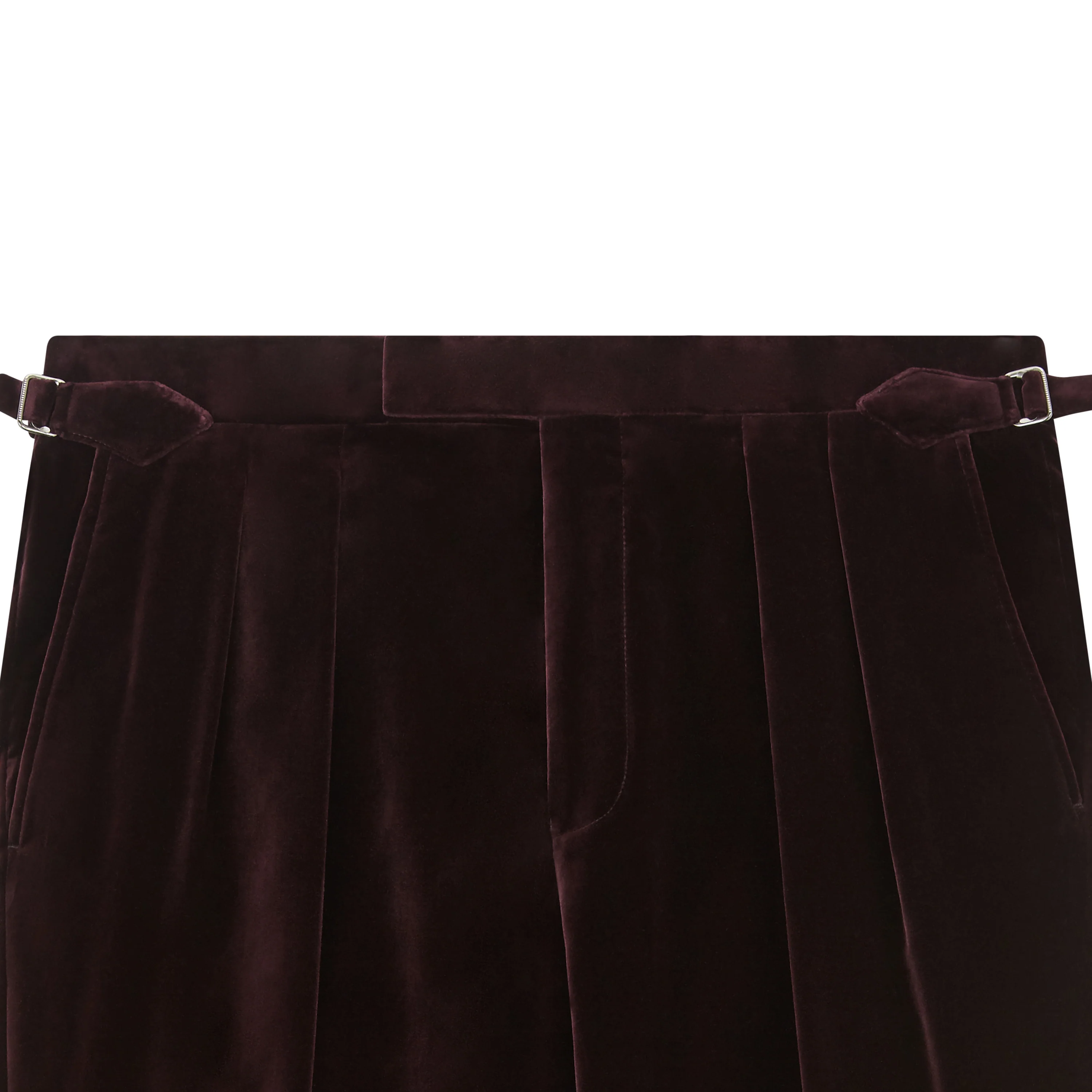 Barney Aubergine Velvet Trouser - Image 4