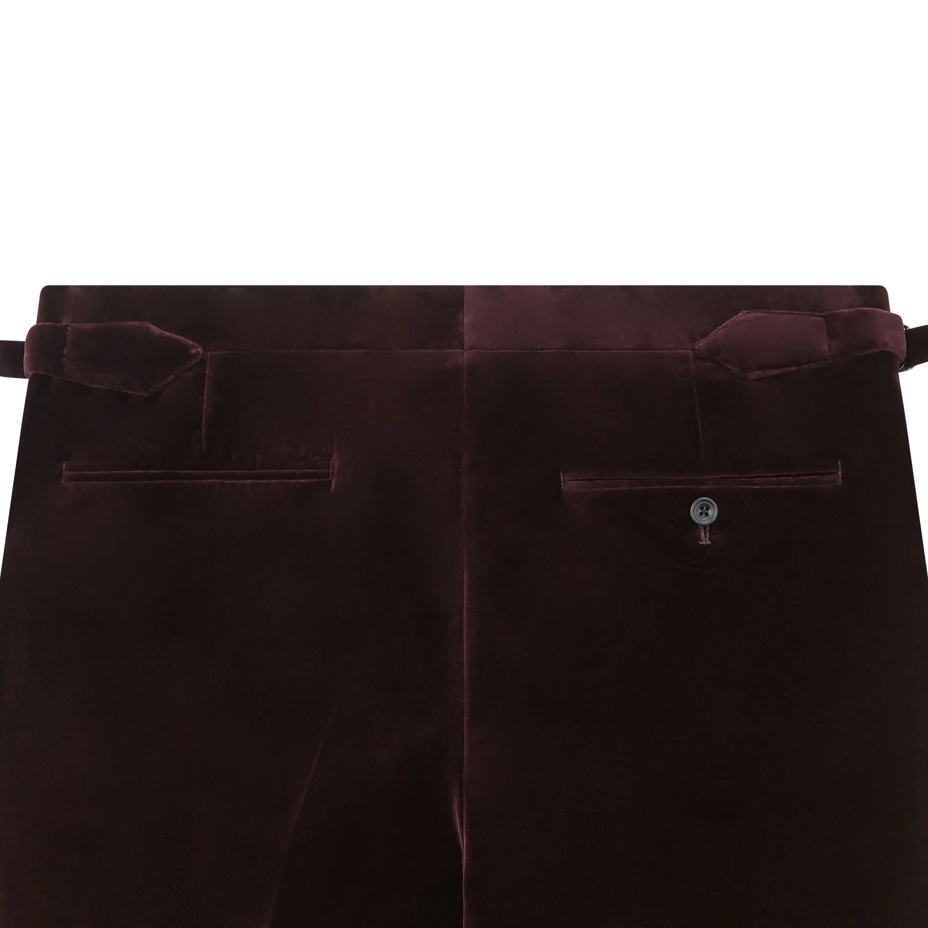 Barney Aubergine Velvet Trouser - Image 5