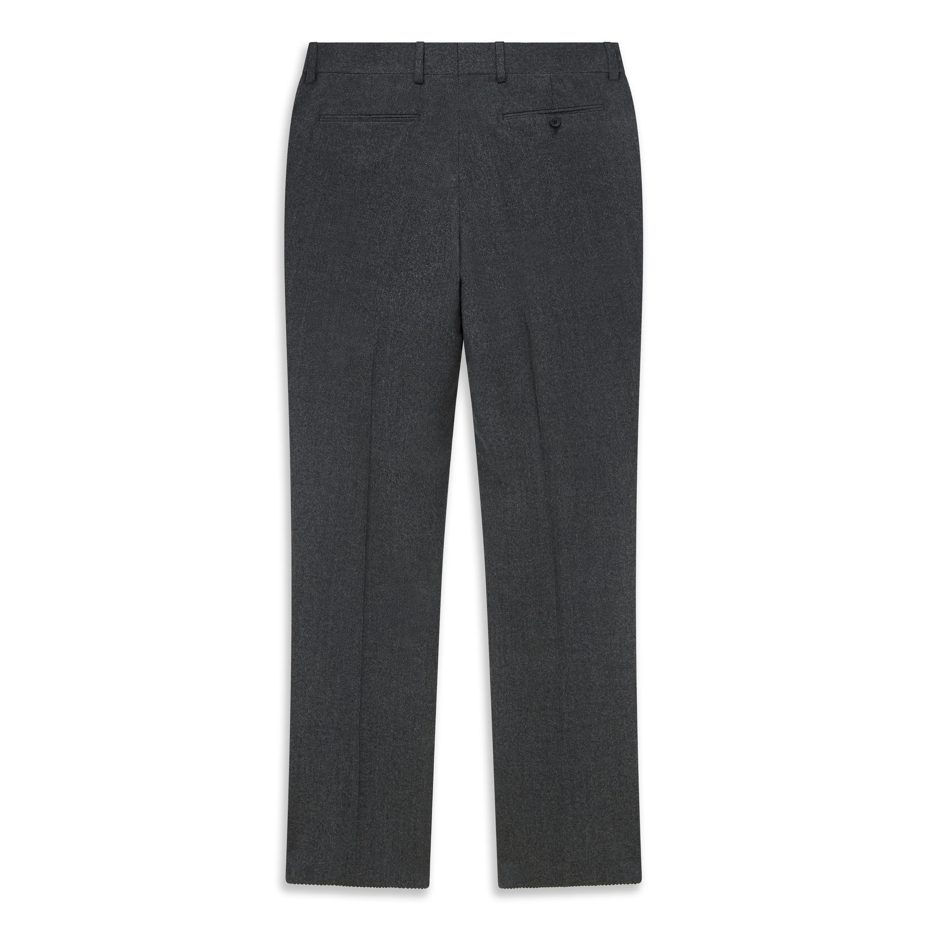 Barney Charcoal Flannel Trouser - Image 3