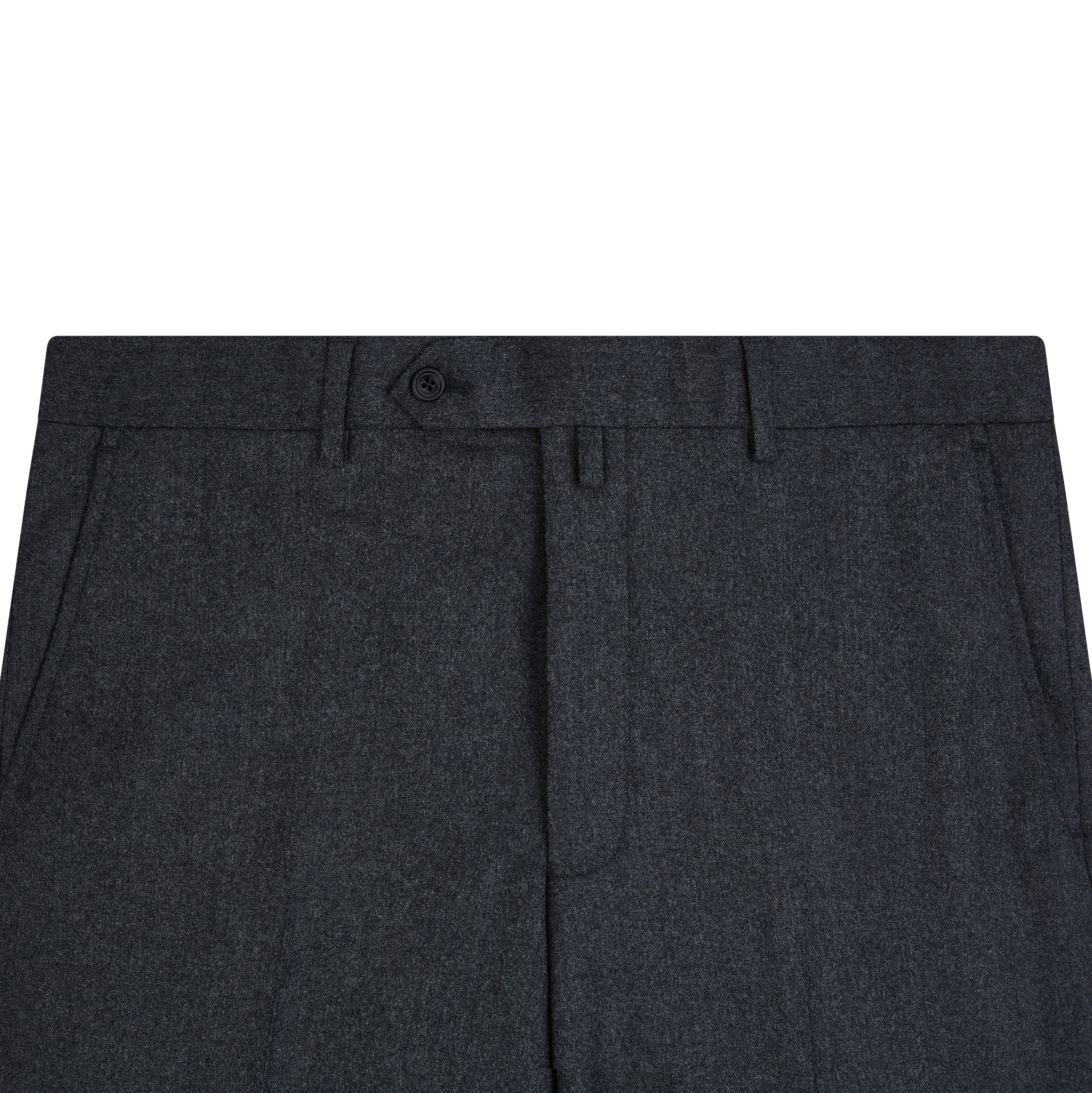 Barney Charcoal Flannel Trouser - Image 4