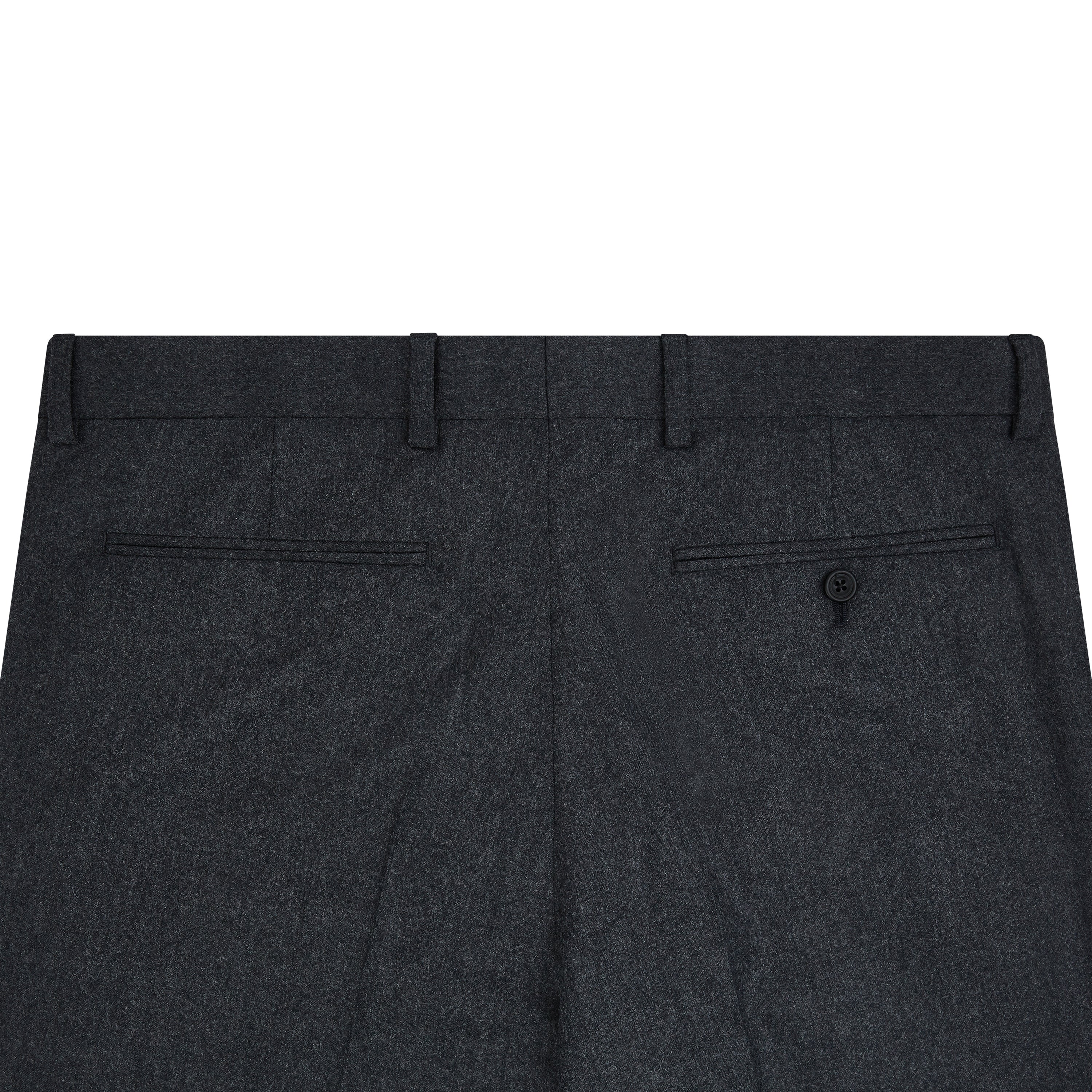 Barney Charcoal Flannel Trouser - Image 5