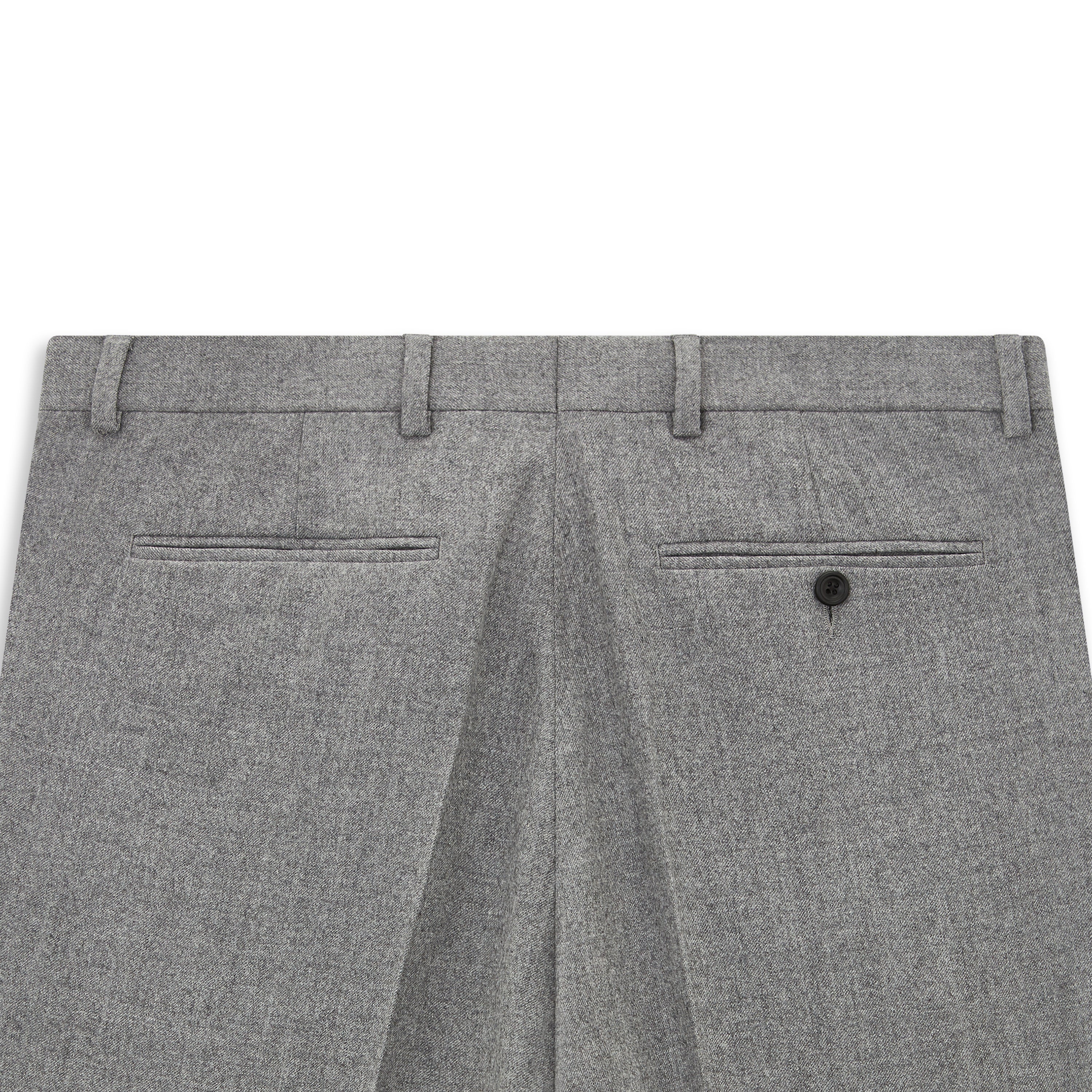 Barney Grey Flannel Trouser - Image 5