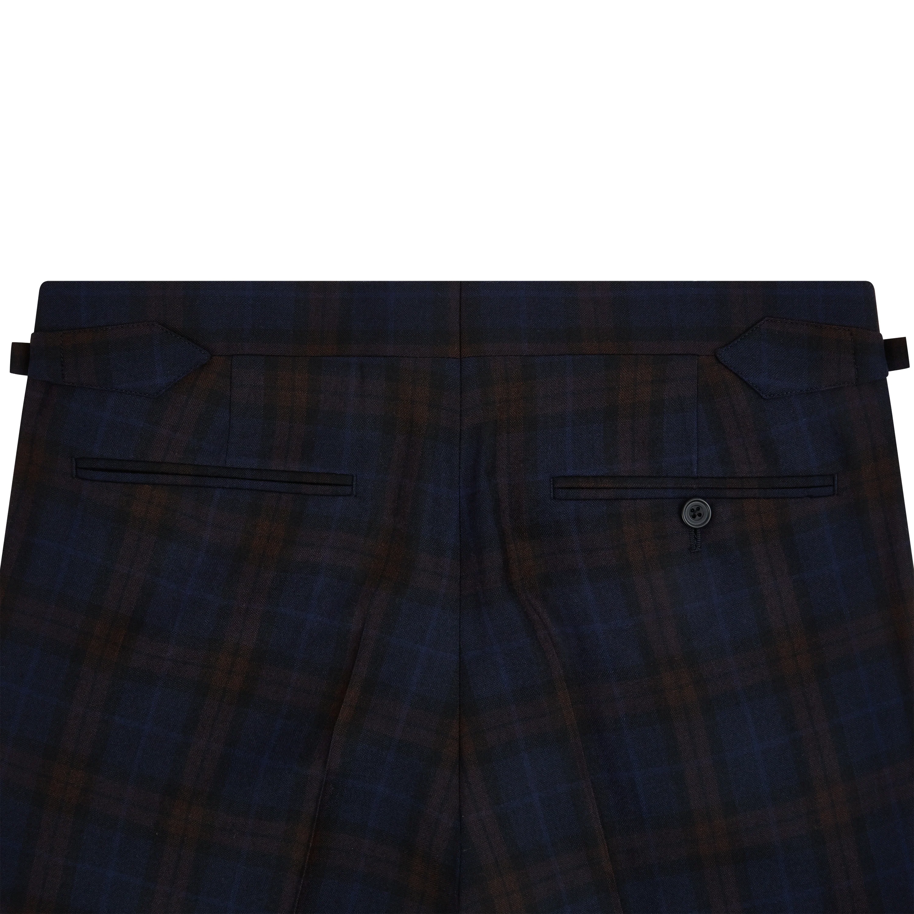 Barney Navy and Red Tartan Check Trouser - Image 5