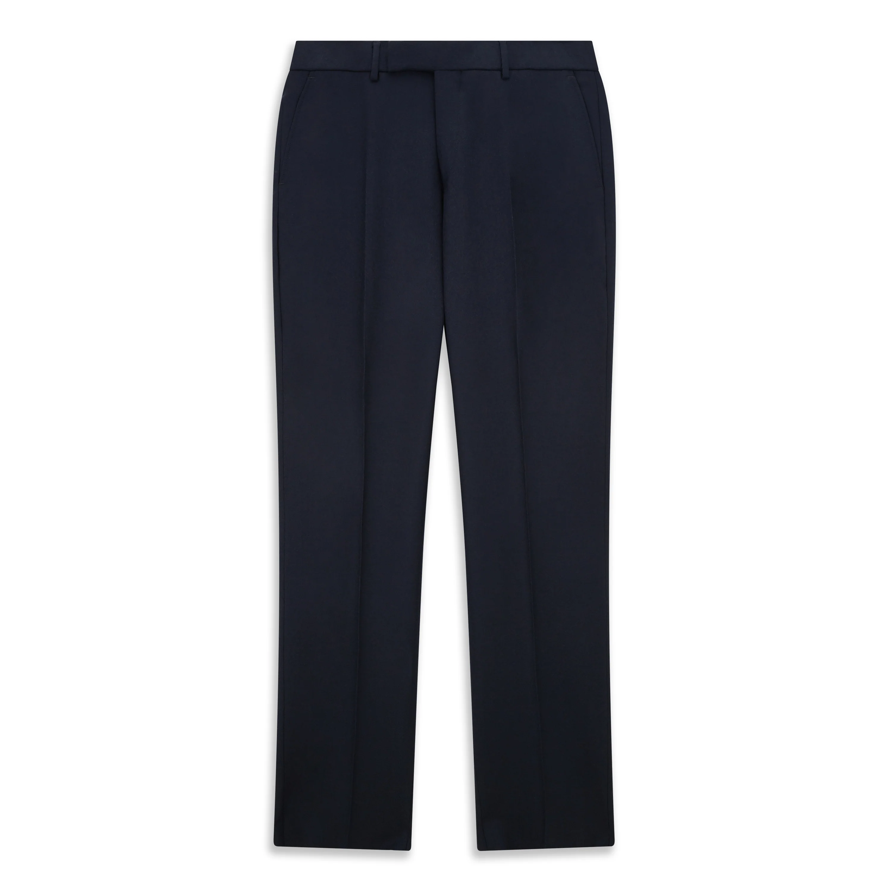 Barney Navy Flannel Trousers - Image 2