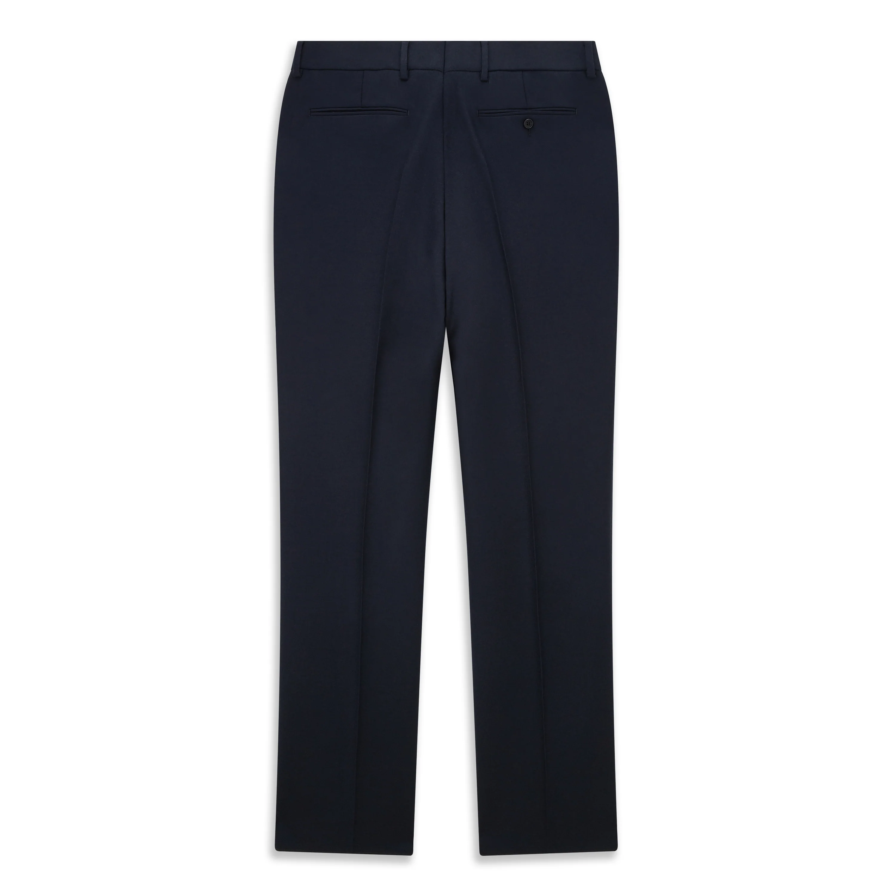 Barney Navy Flannel Trousers - Image 3