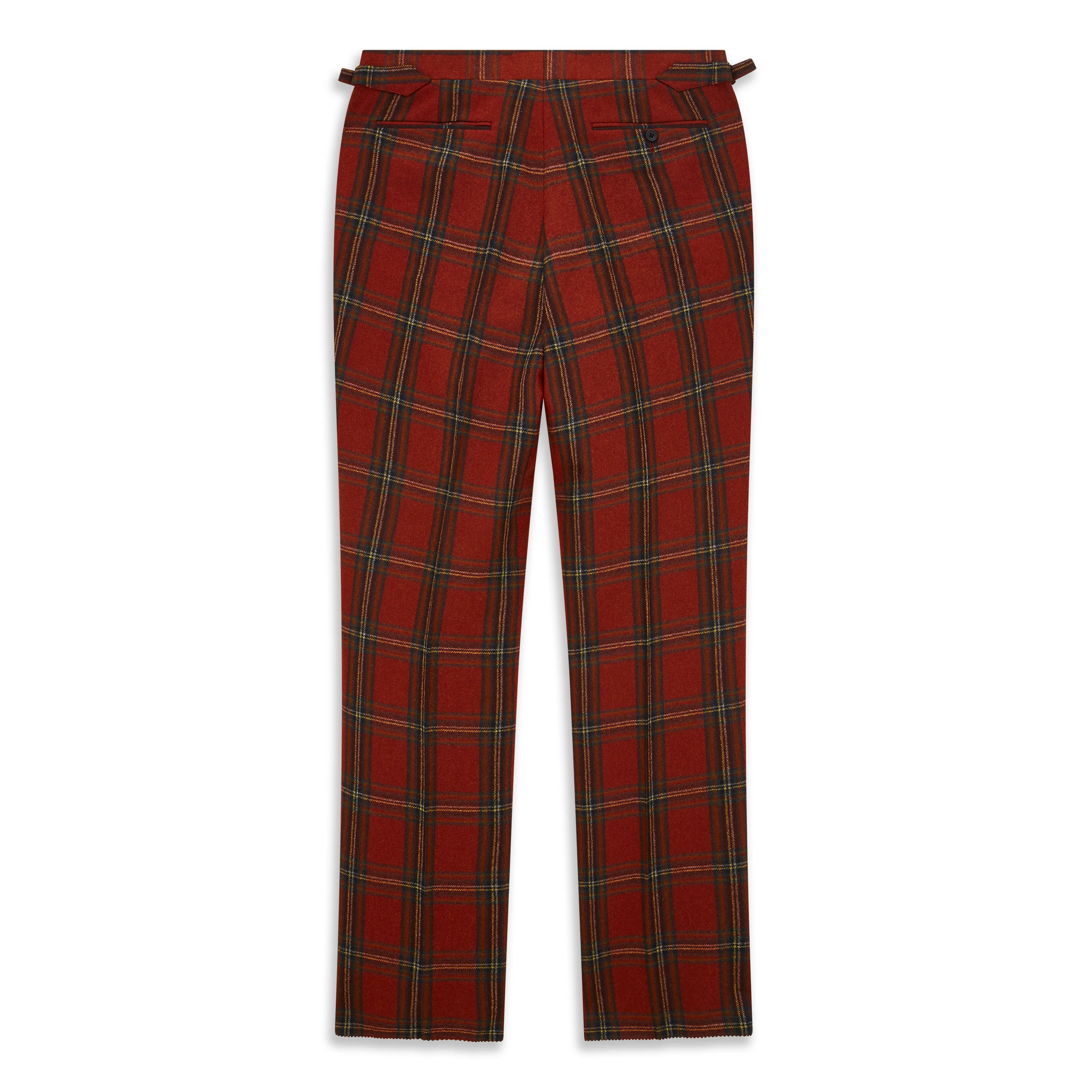 Barney Red Tartan Check Trousers - Image 3