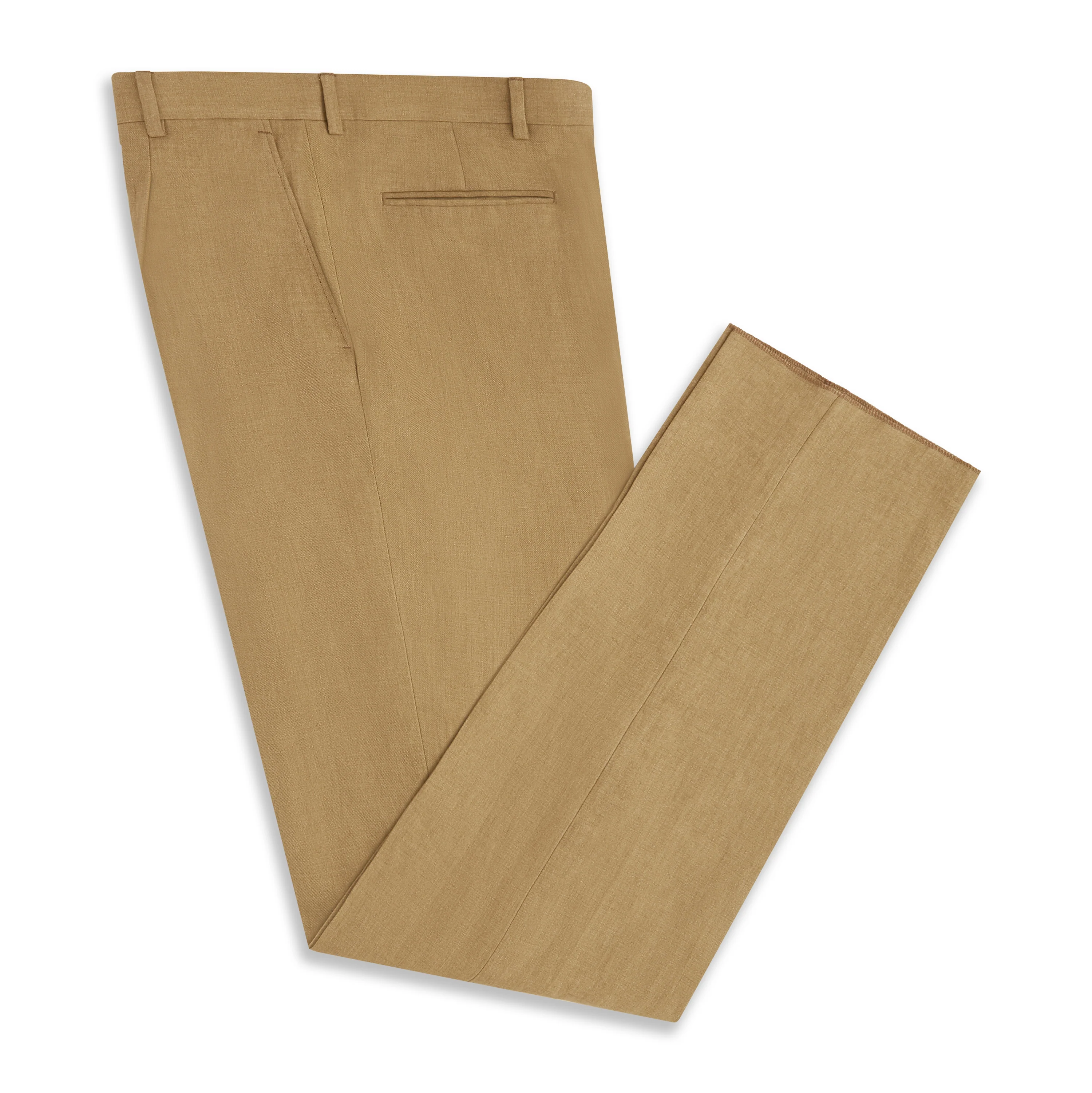 Barney Tobacco Linen Trouser