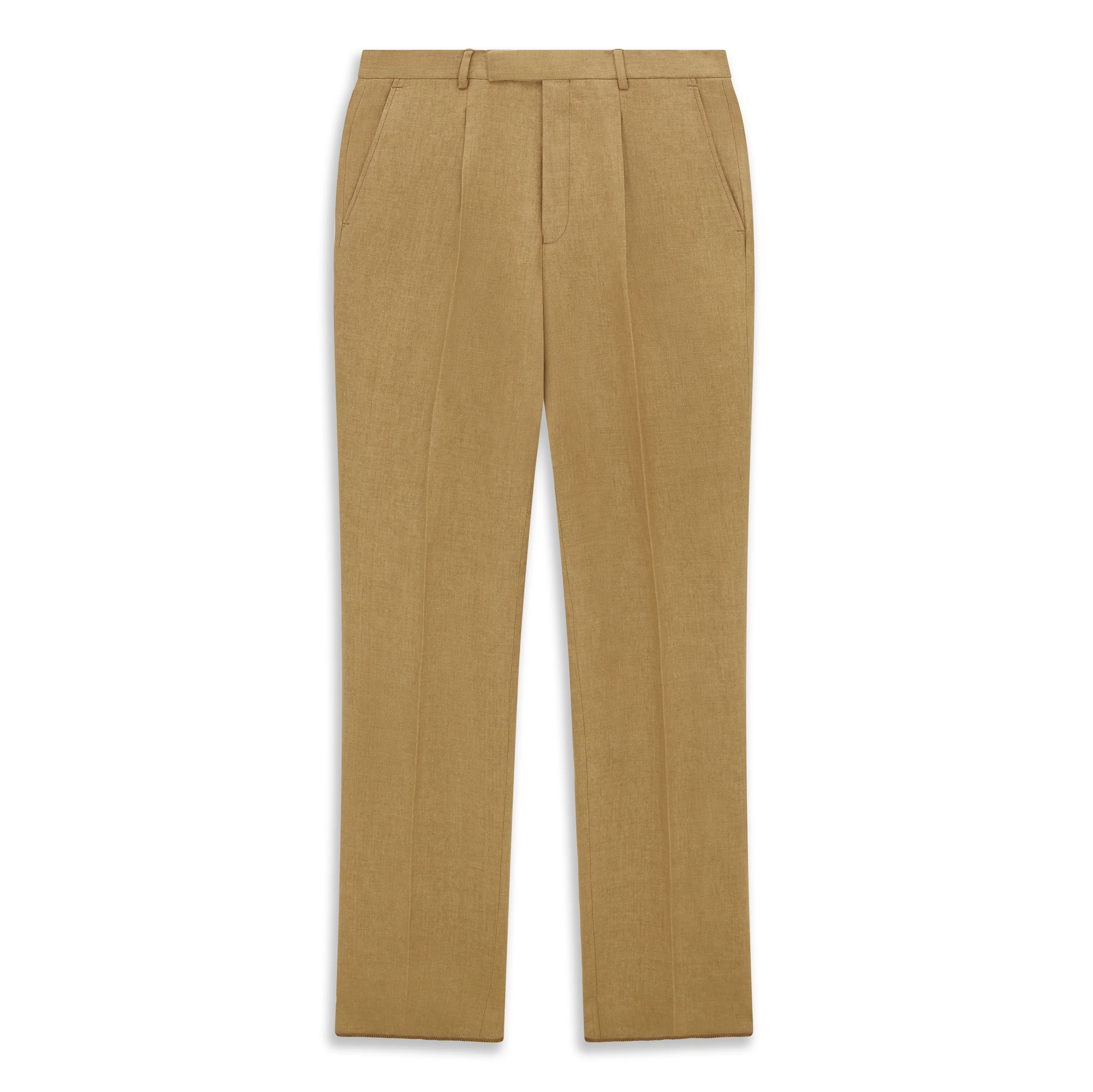 Barney Tobacco Linen Trouser - Image 2