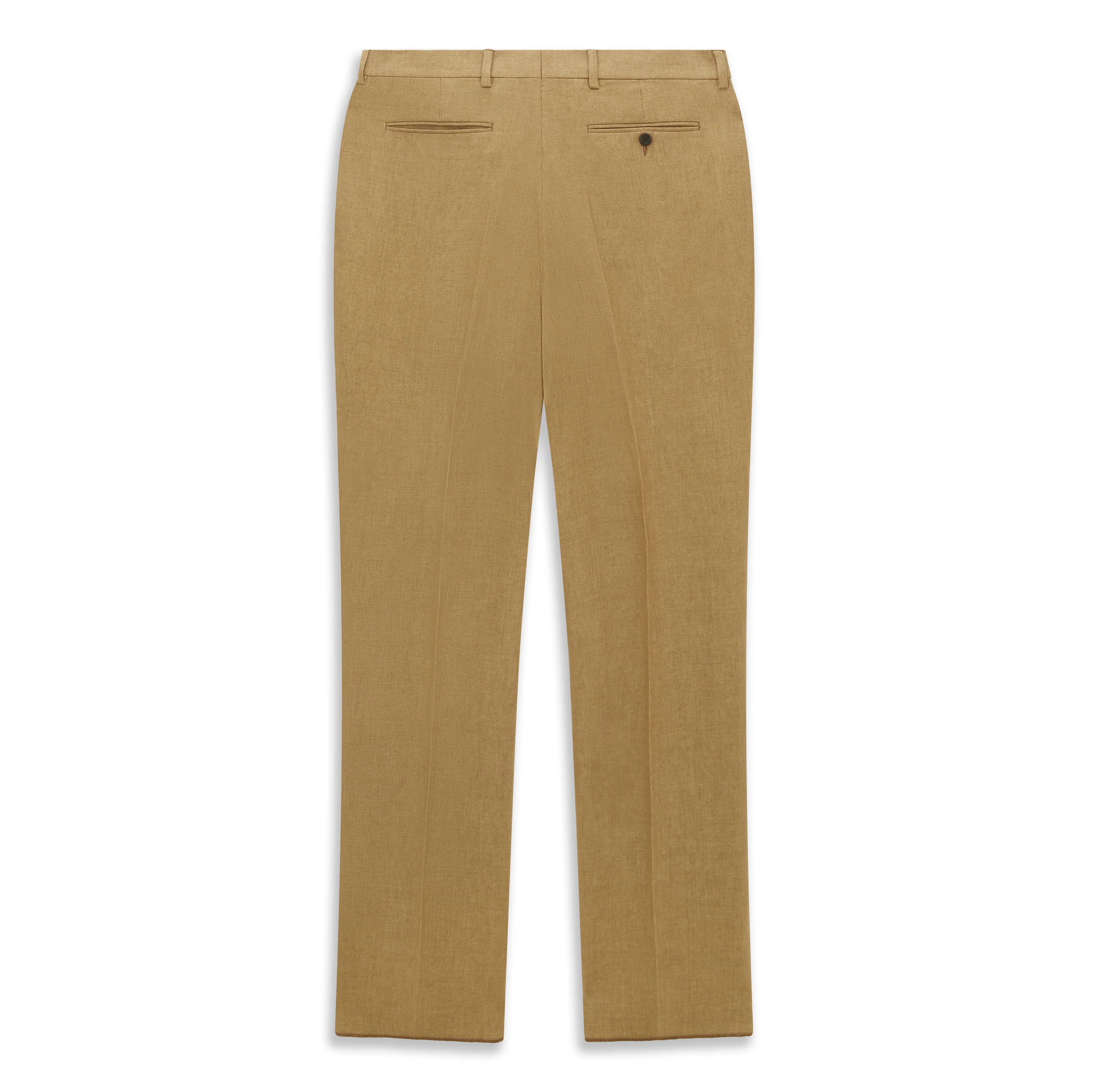 Barney Tobacco Linen Trouser - Image 3