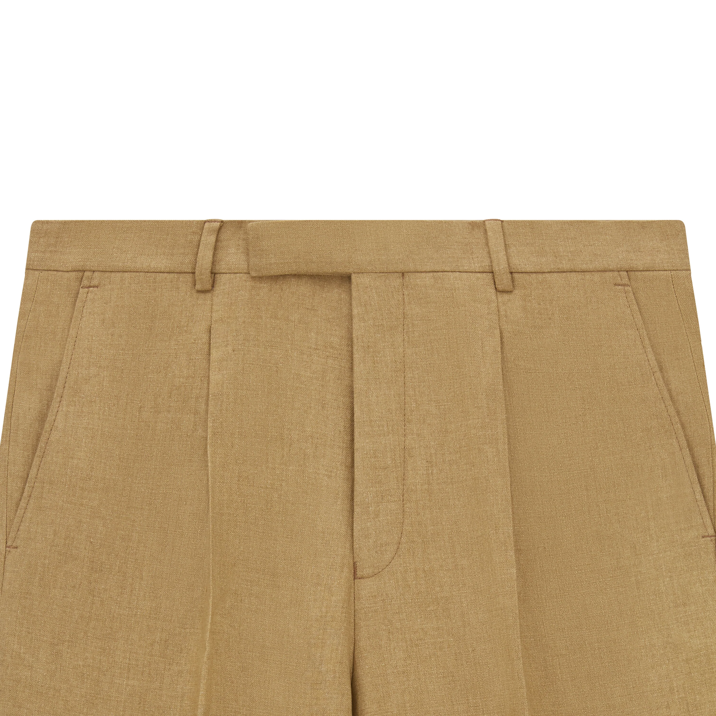 Barney Tobacco Linen Trouser - Image 4