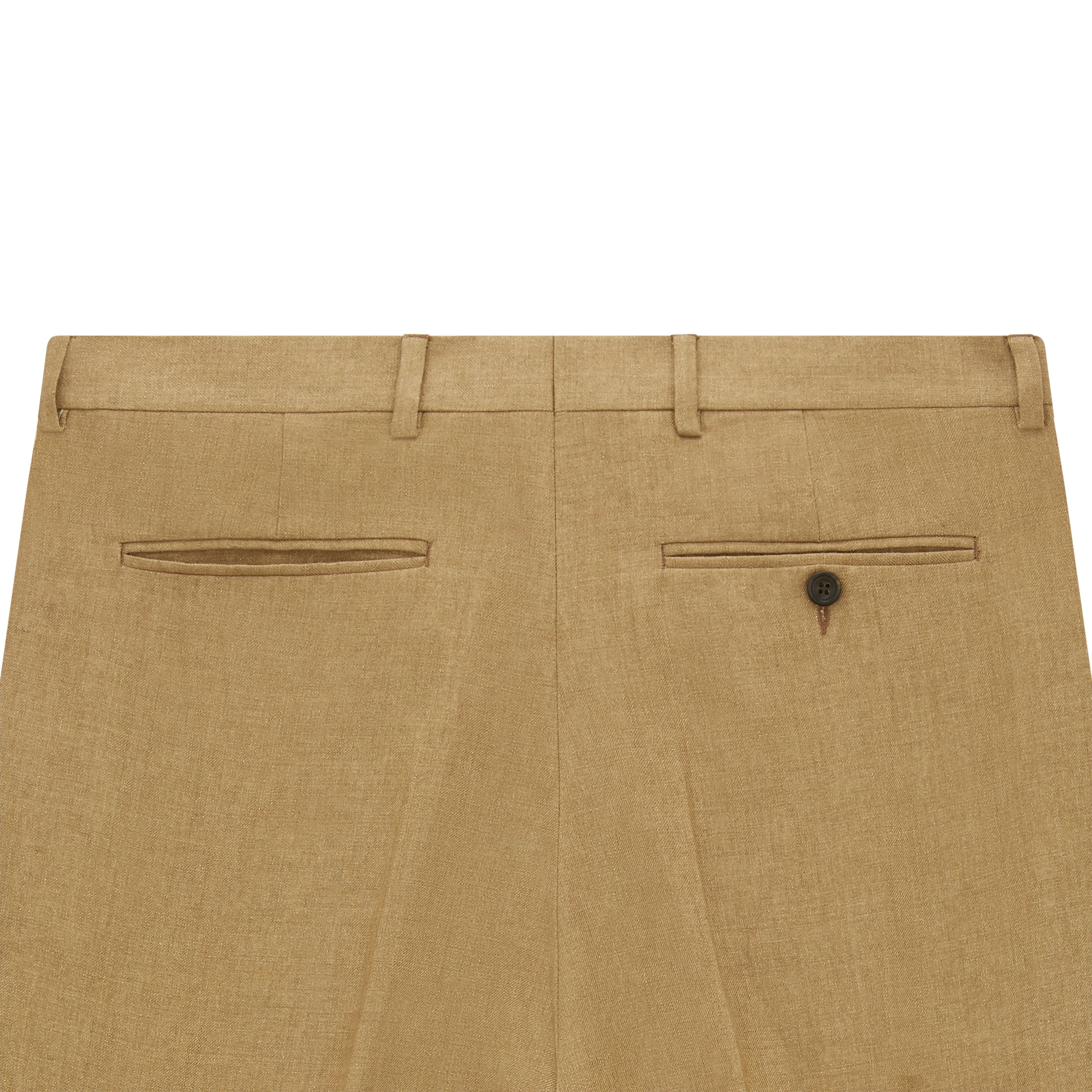 Barney Tobacco Linen Trouser - Image 5