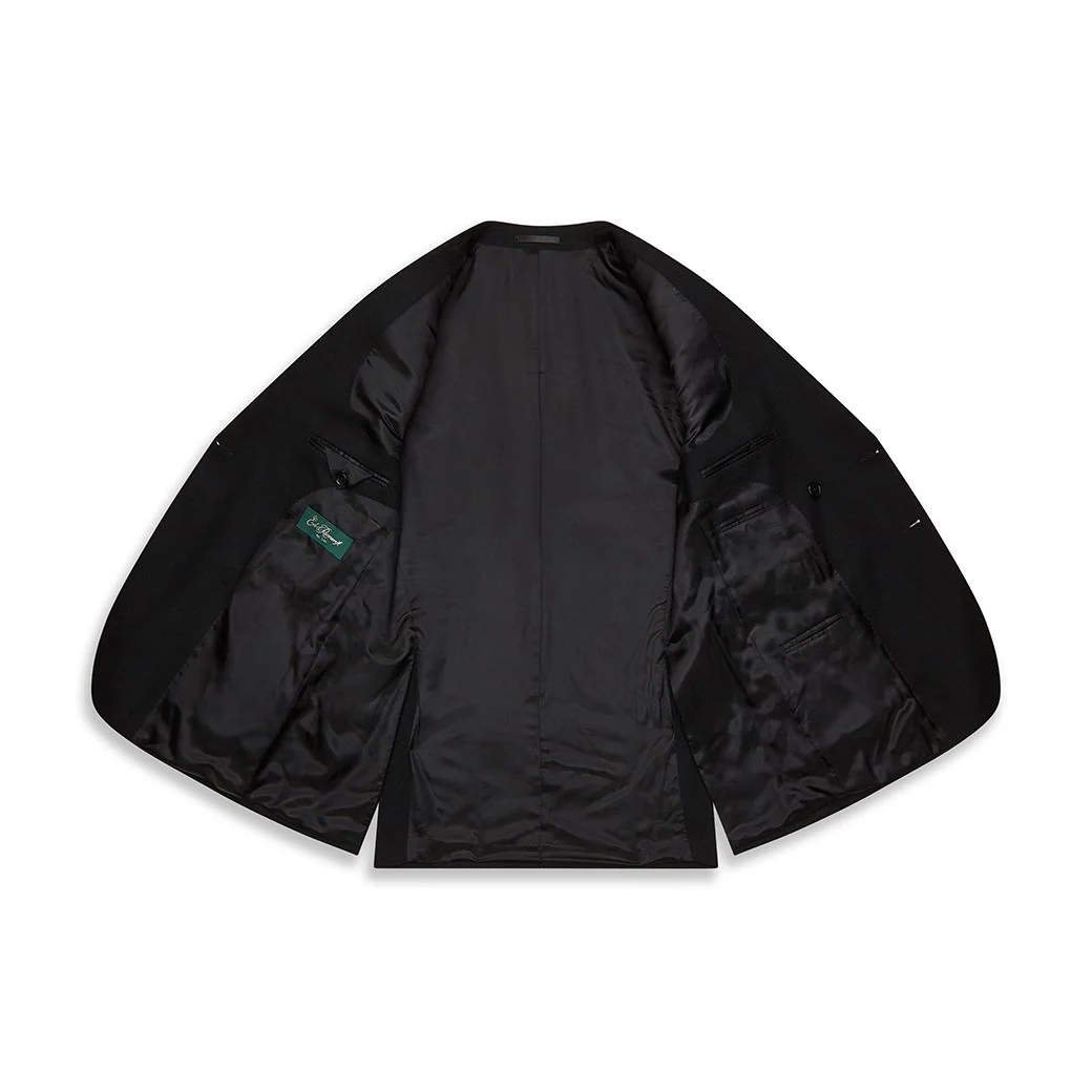 Baylen Black Basketweave Wool Jacket - Image 4
