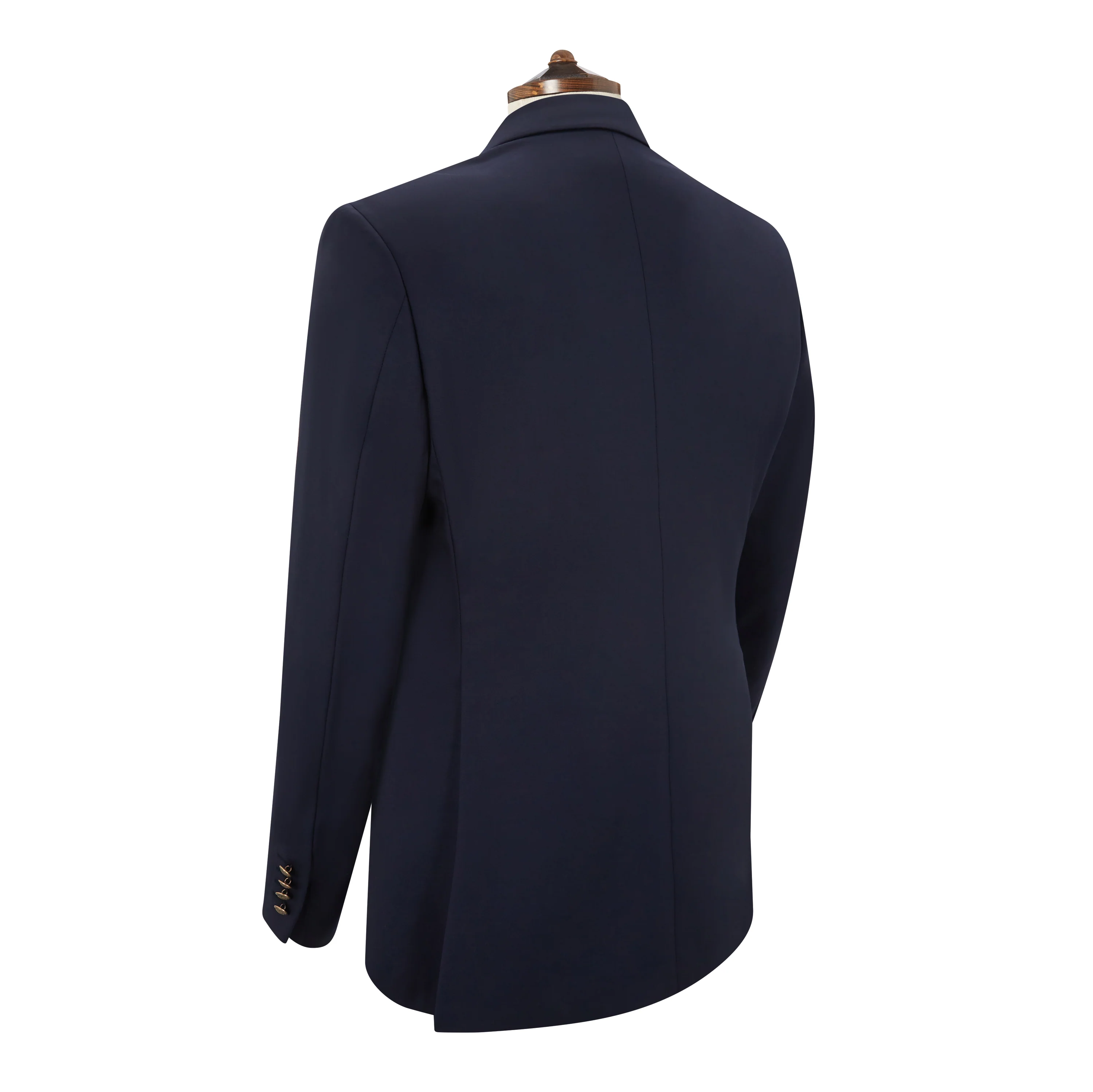 Baylen Navy Double Breasted Wool Blazer - Image 2
