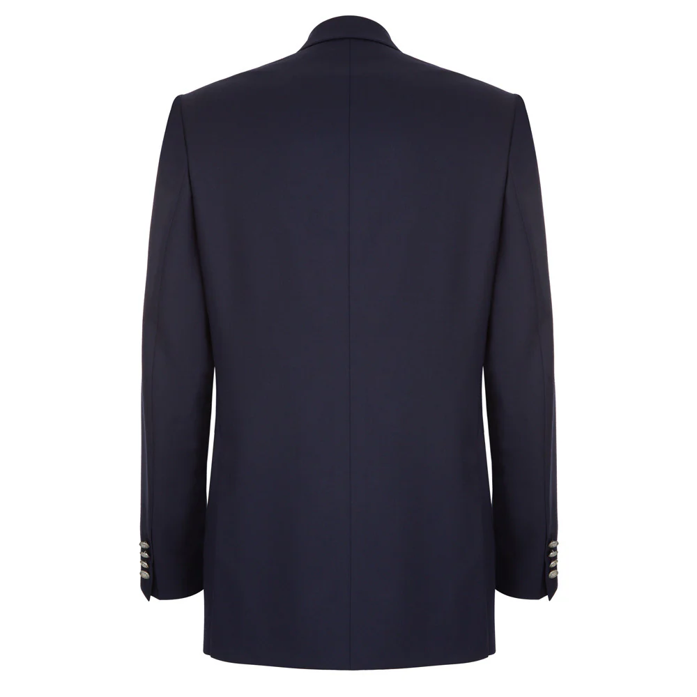 Belgrave Navy Double Breasted Wool Blazer - Image 5