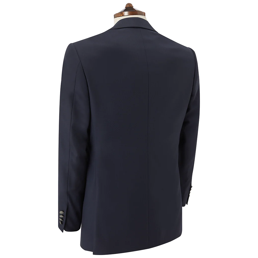 Bentley Navy Single Breasted Wool Blazer - Image 3