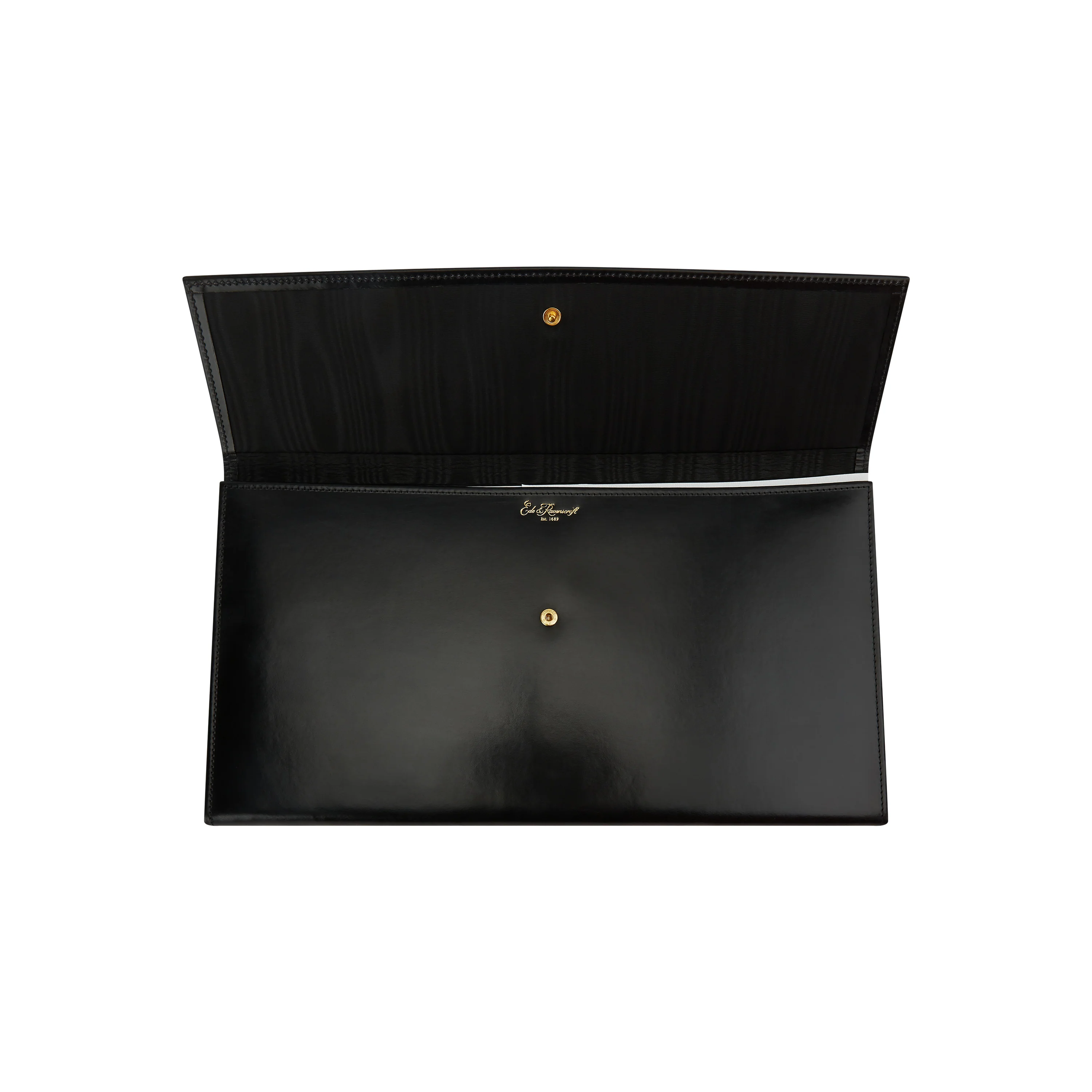 Black Leather Collarette Case - Image 2
