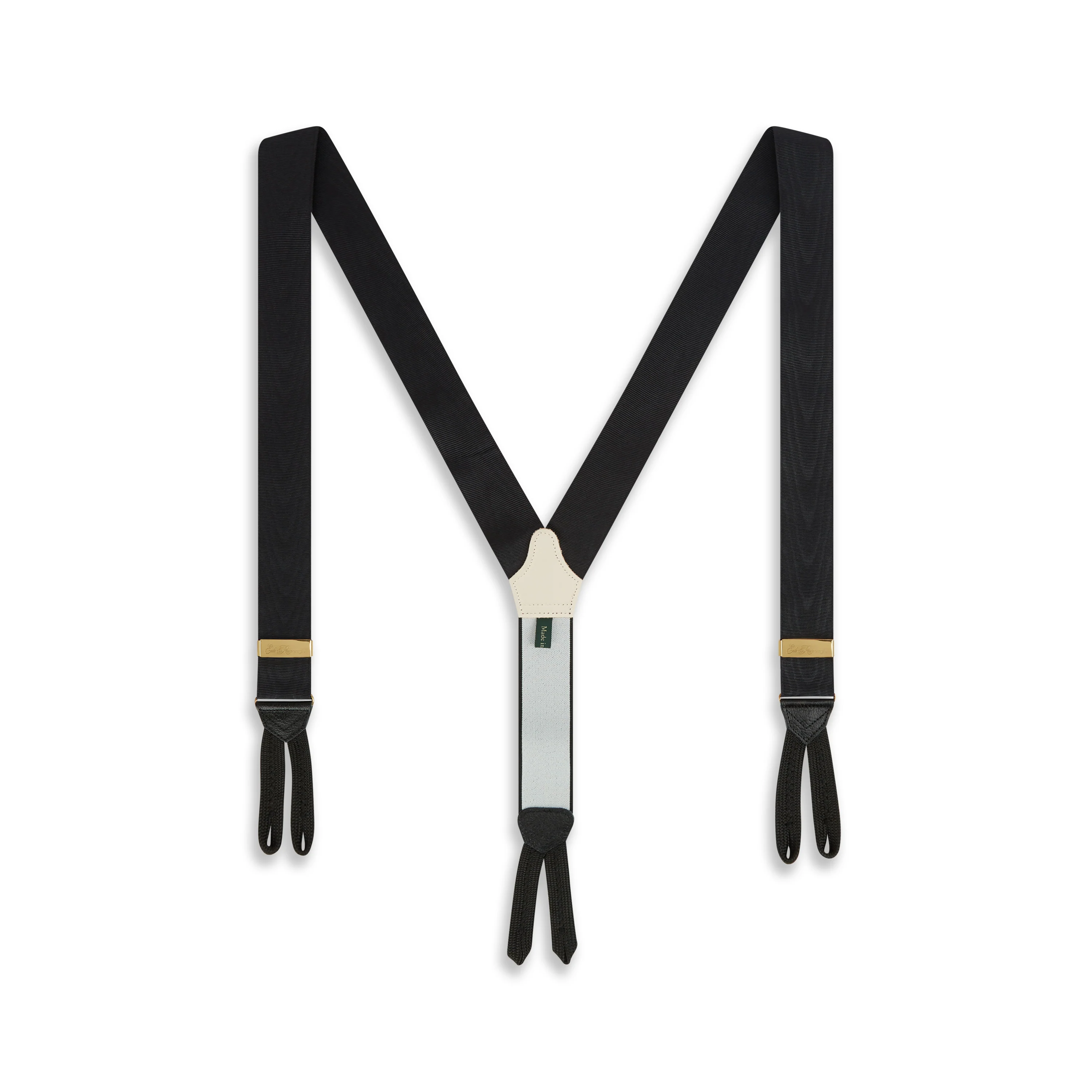 Black Moire Braces - Image 2