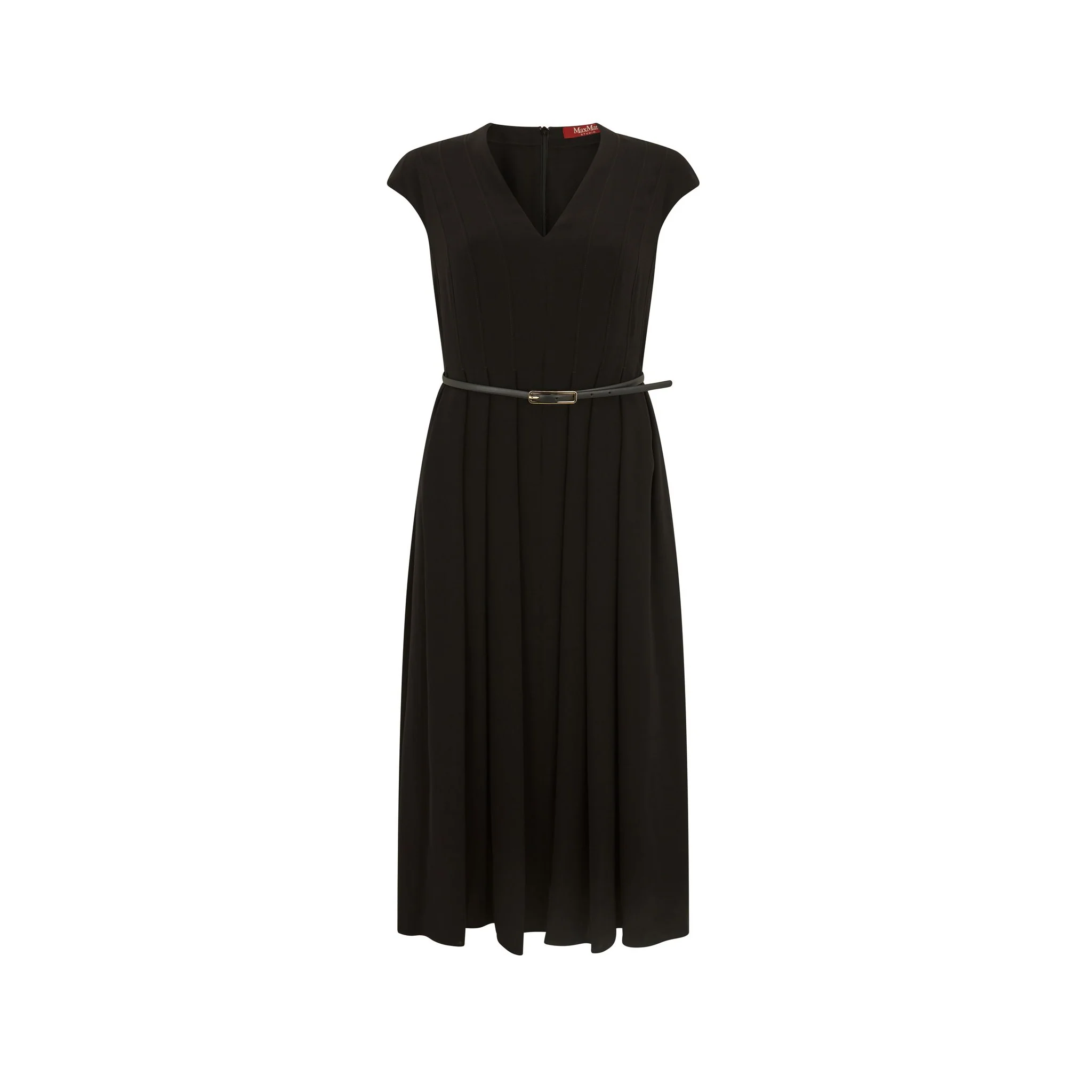 Black Santos Tailored Cady Dress