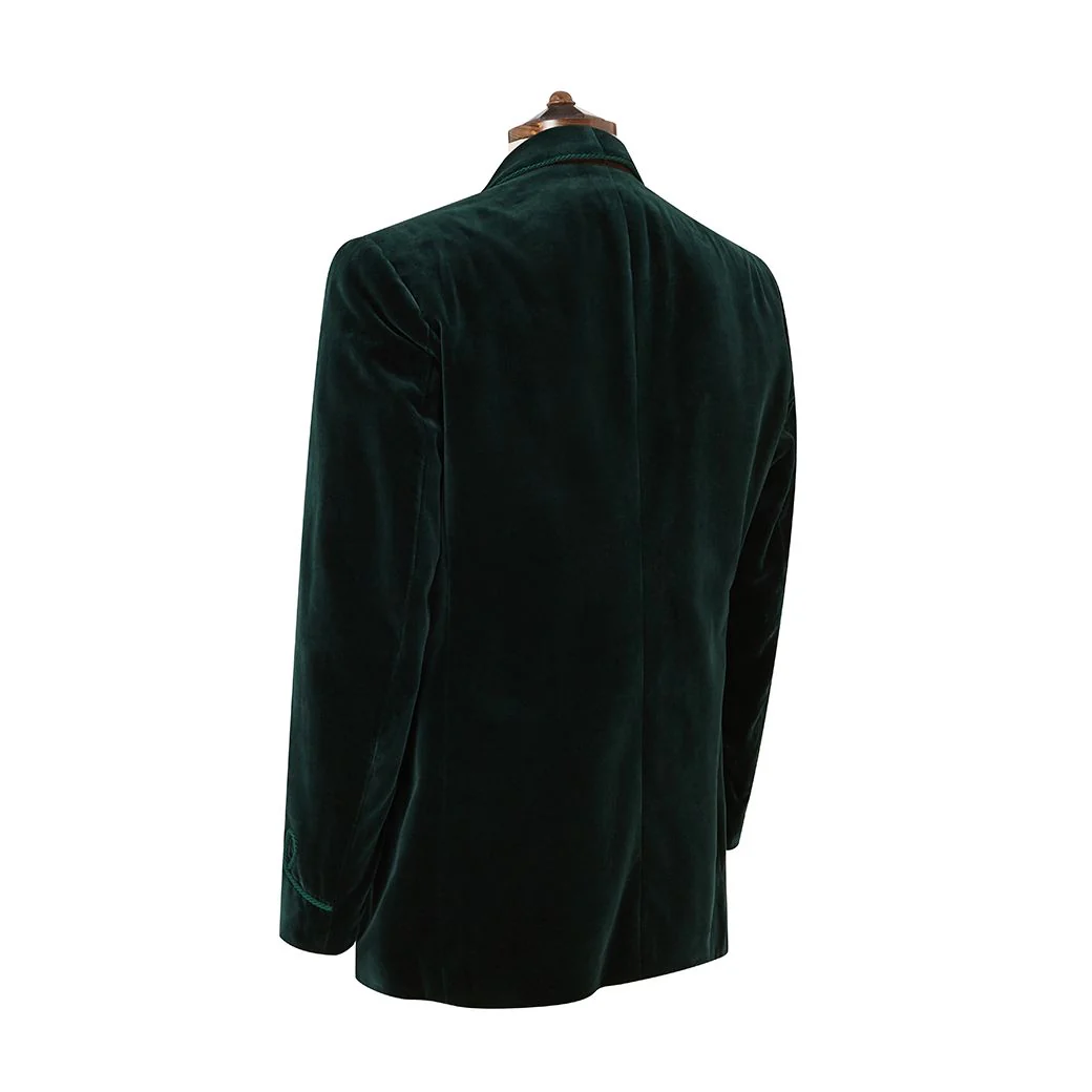 Bloomsbury Green Velvet Jacket - Image 3