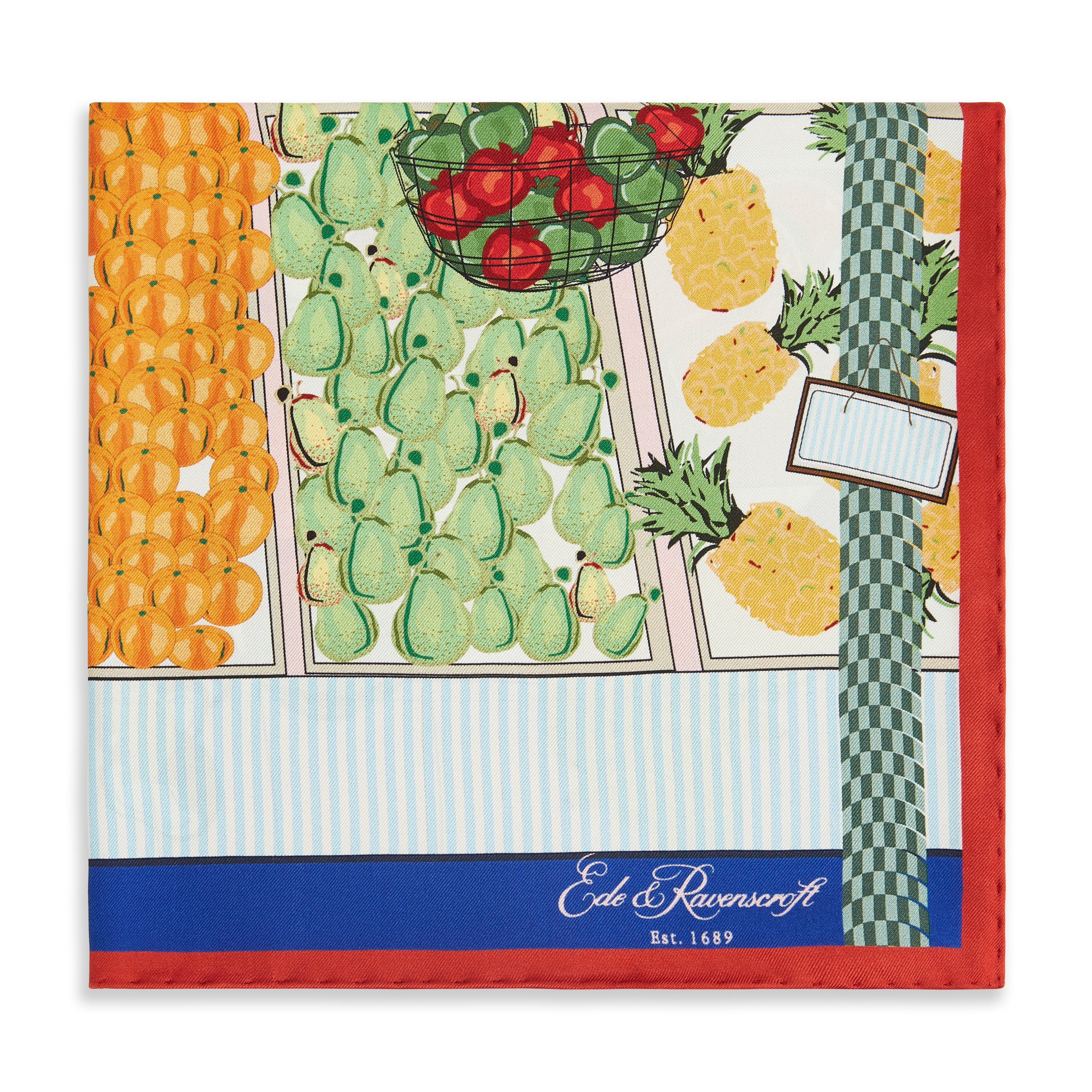 Bloomsbury Stall Silk Pocket Square - Image 2