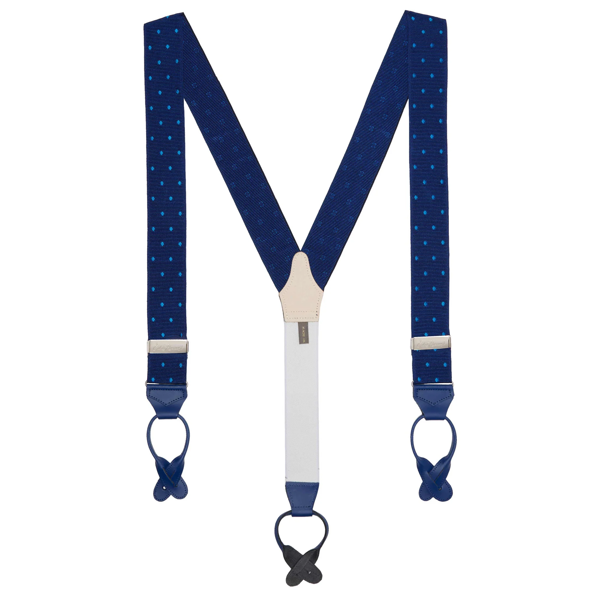 Blue and Saphire Webbed Spot Braces - Image 2